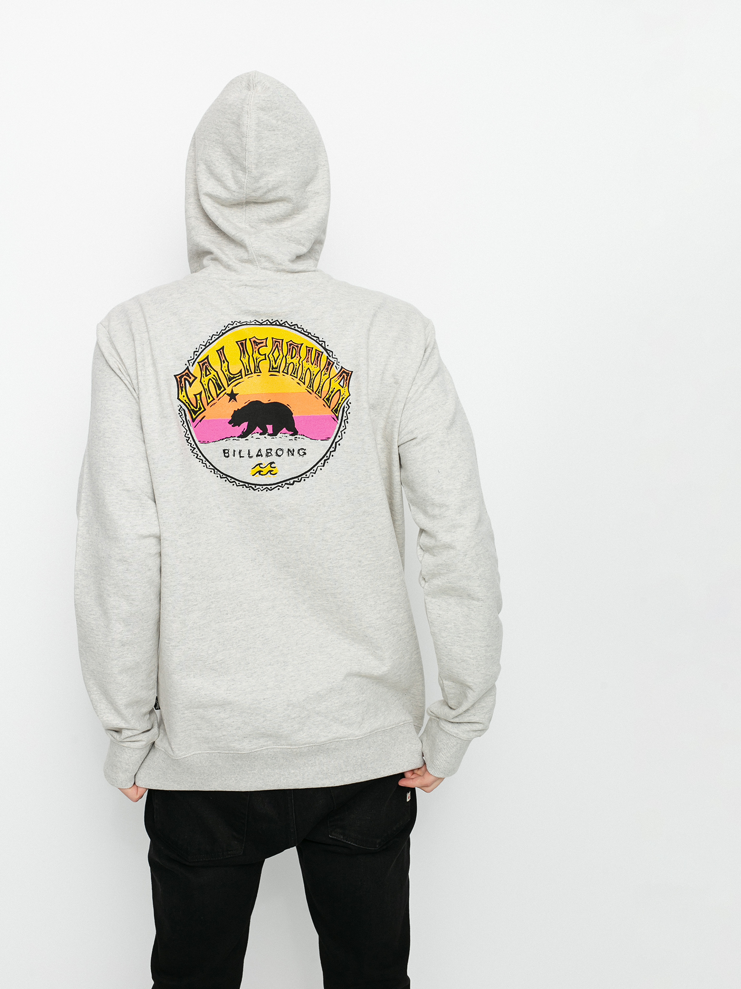 Billabong Dreamy Places HD Kapucnis pulóver (lt grey heather)