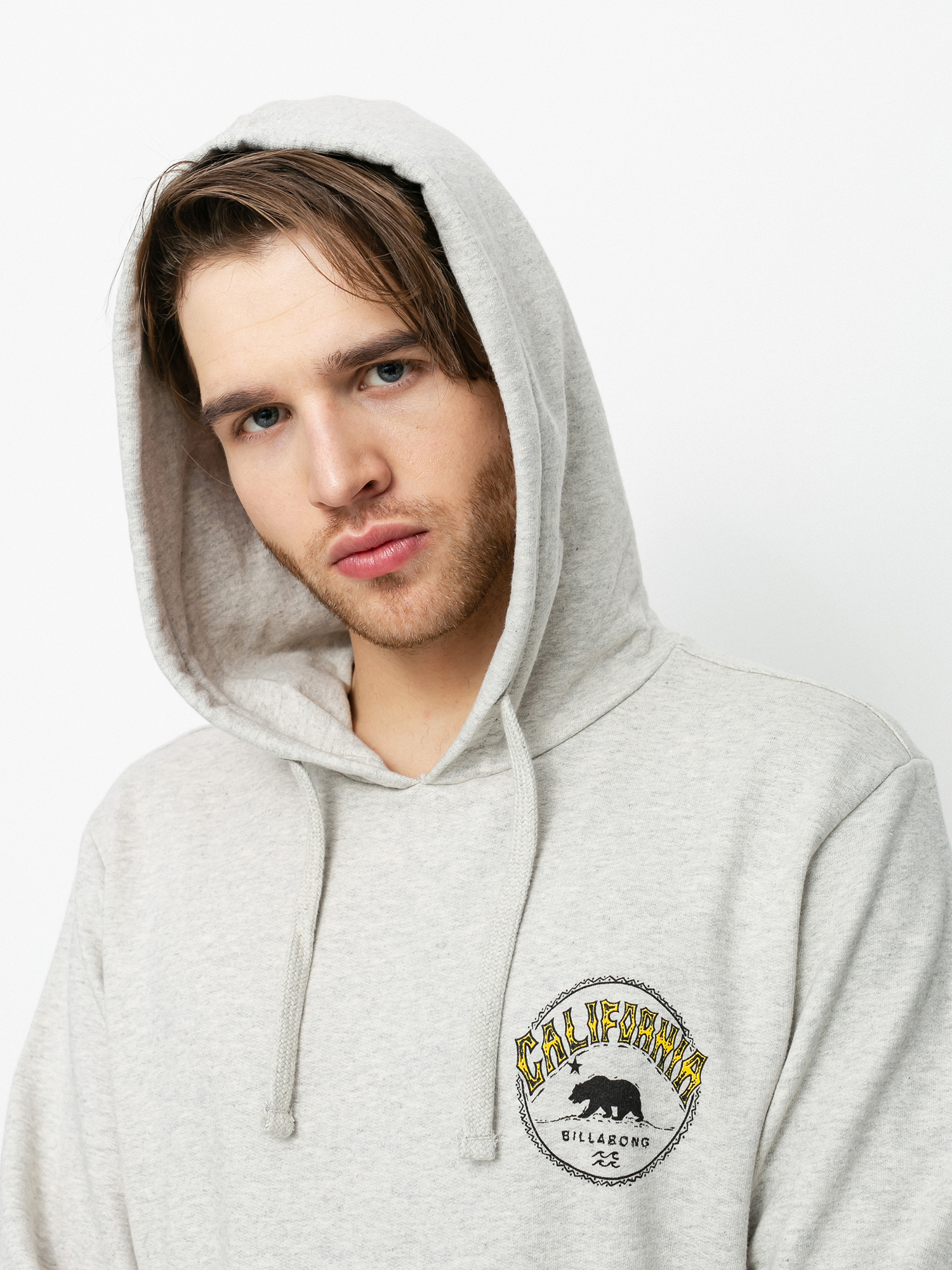 Billabong Dreamy Places HD Kapucnis pulóver (lt grey heather)