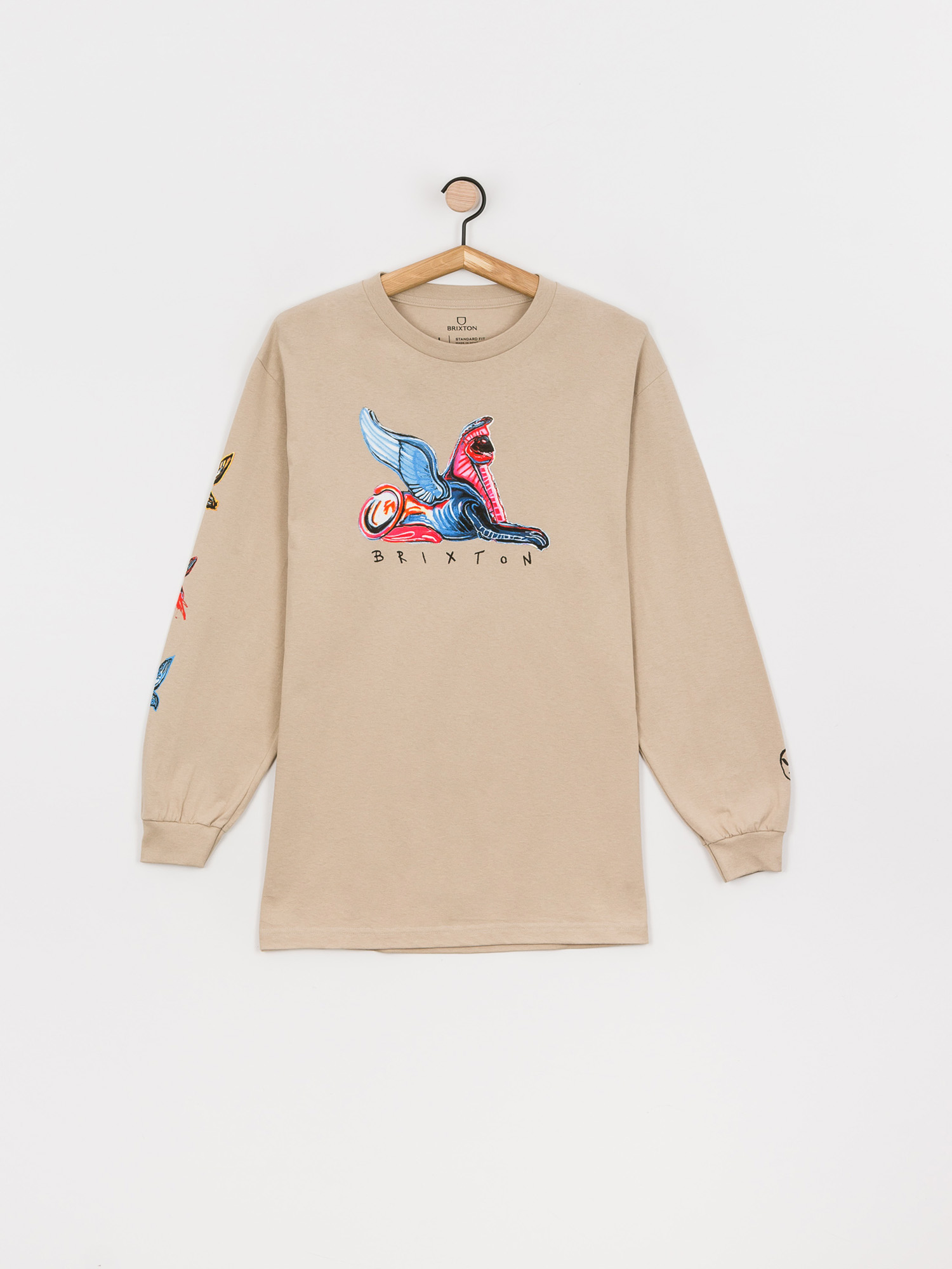 Brixton Bb Time Machine Stt Hosszú ujjú felső (gravel)