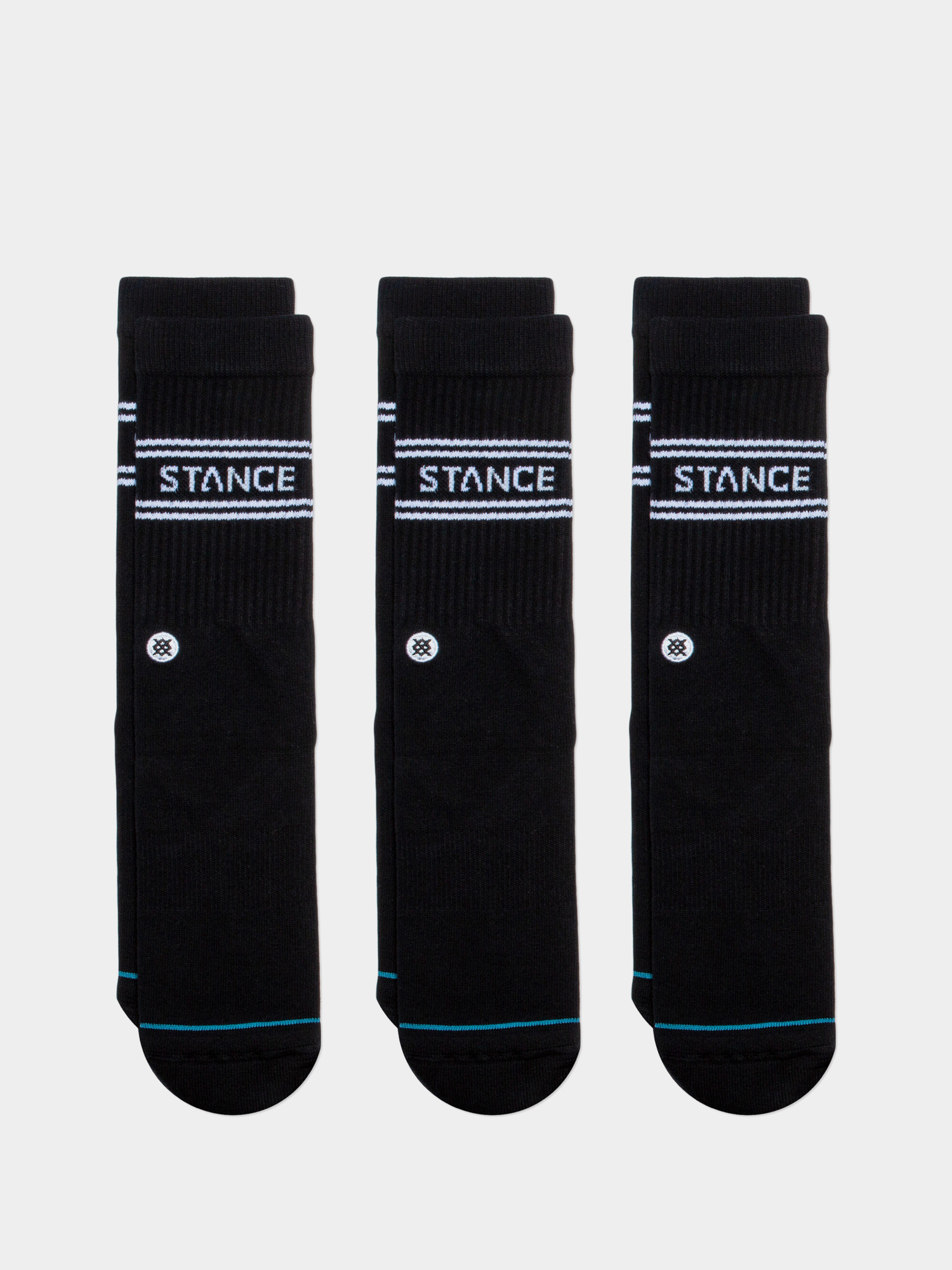 Stance Basic 3 Pack Crew Zokni