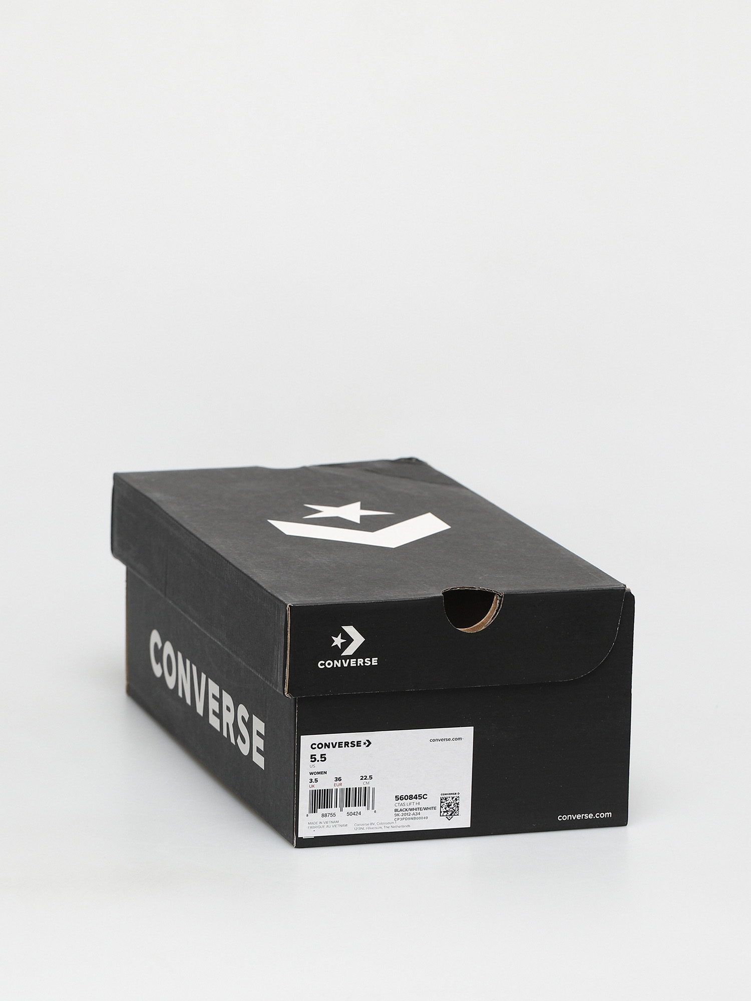 Converse Chuck Taylor All Star Lift Hi Cipők Wmn (black)