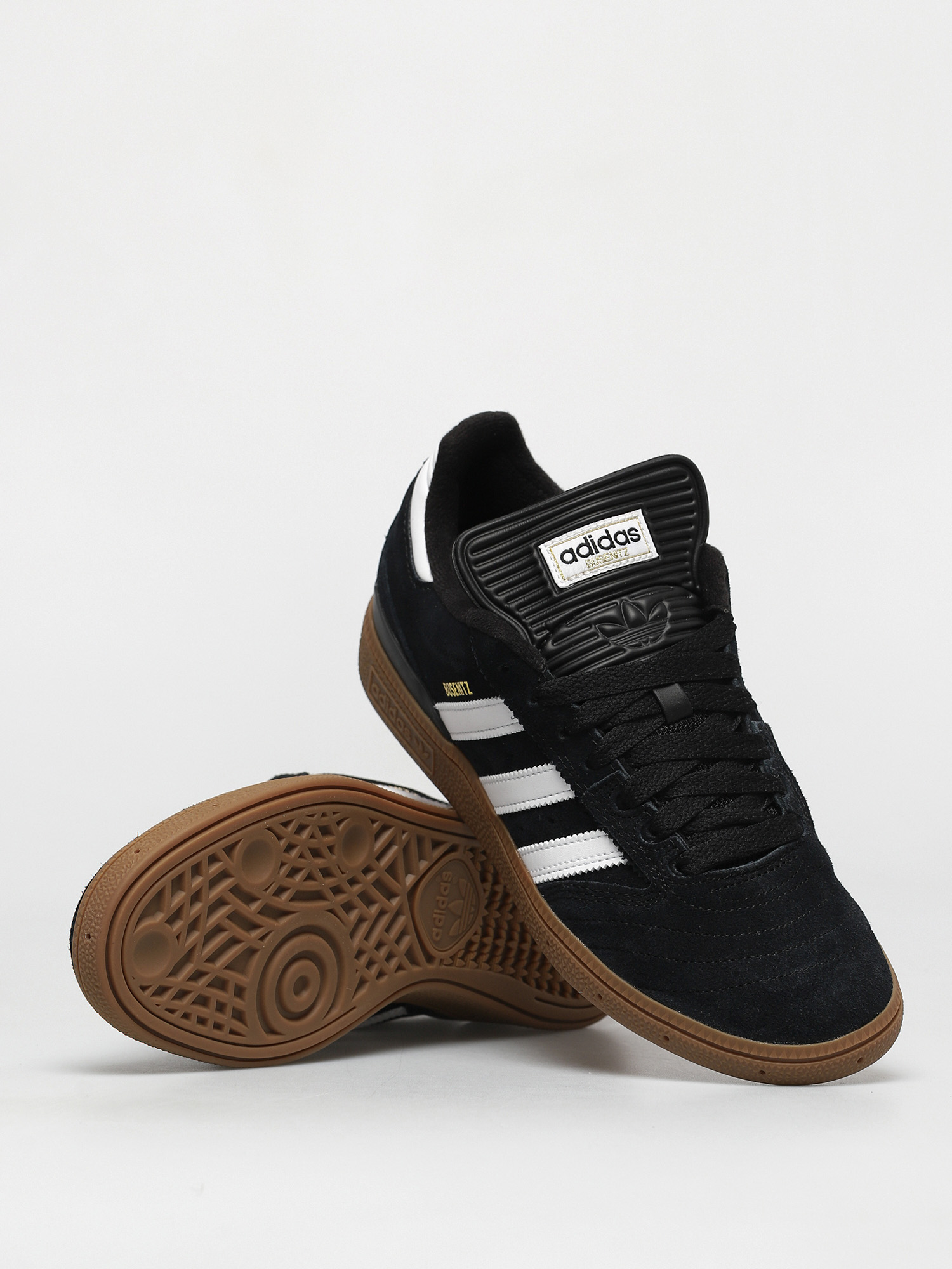 adidas Busenitz Cipők (black1/runwht/metgol)