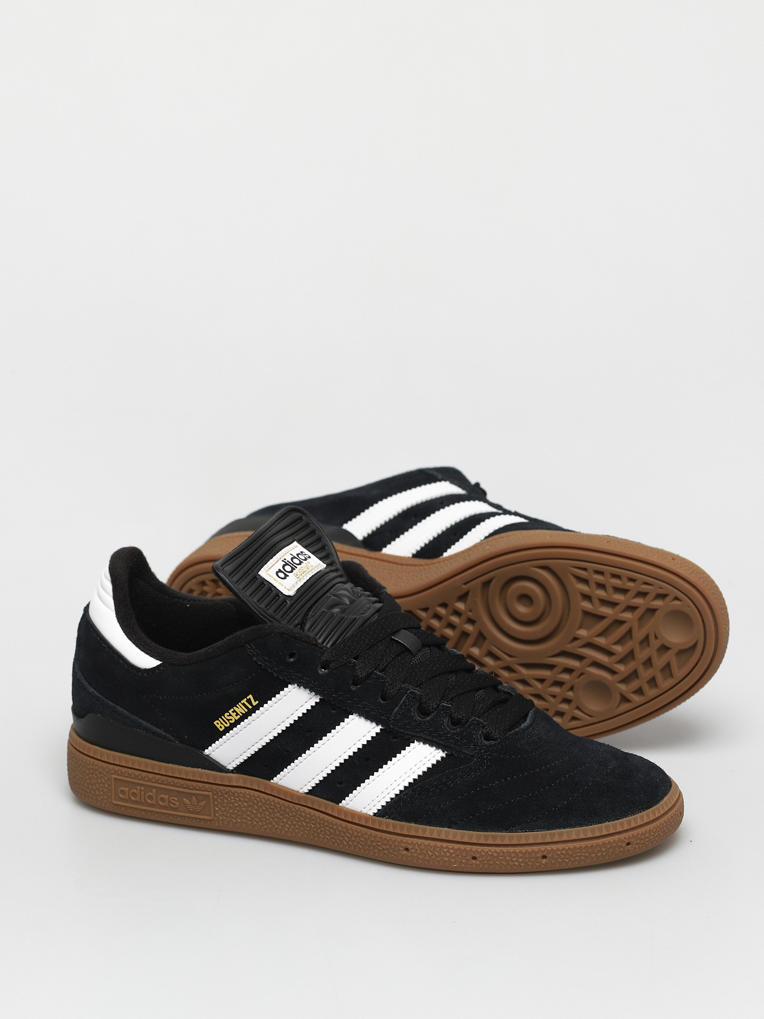 adidas Busenitz Cipők (black1/runwht/metgol)