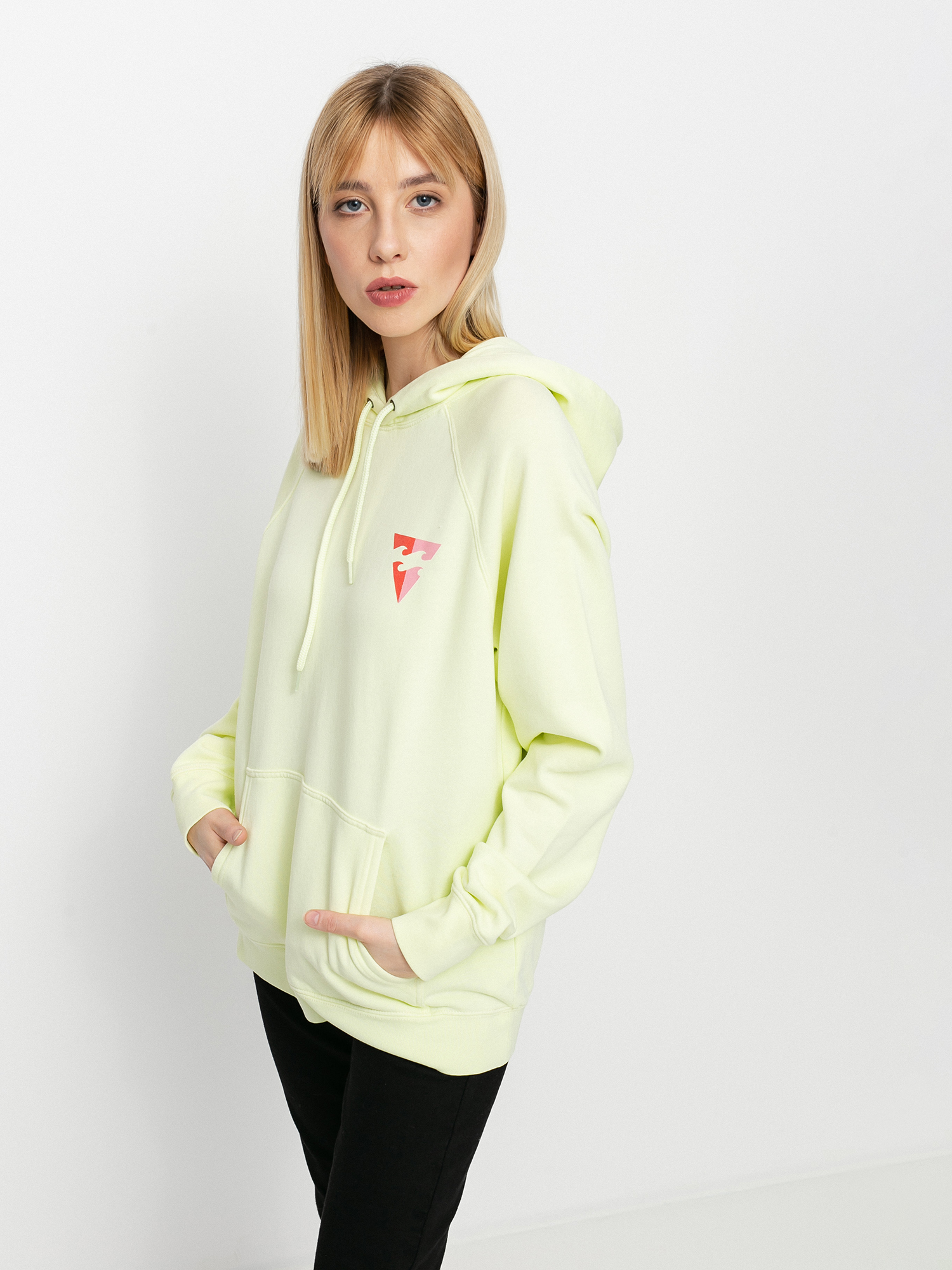 Billabong Catching Waves HD Wmn Kapucnis pulóver (key lime)