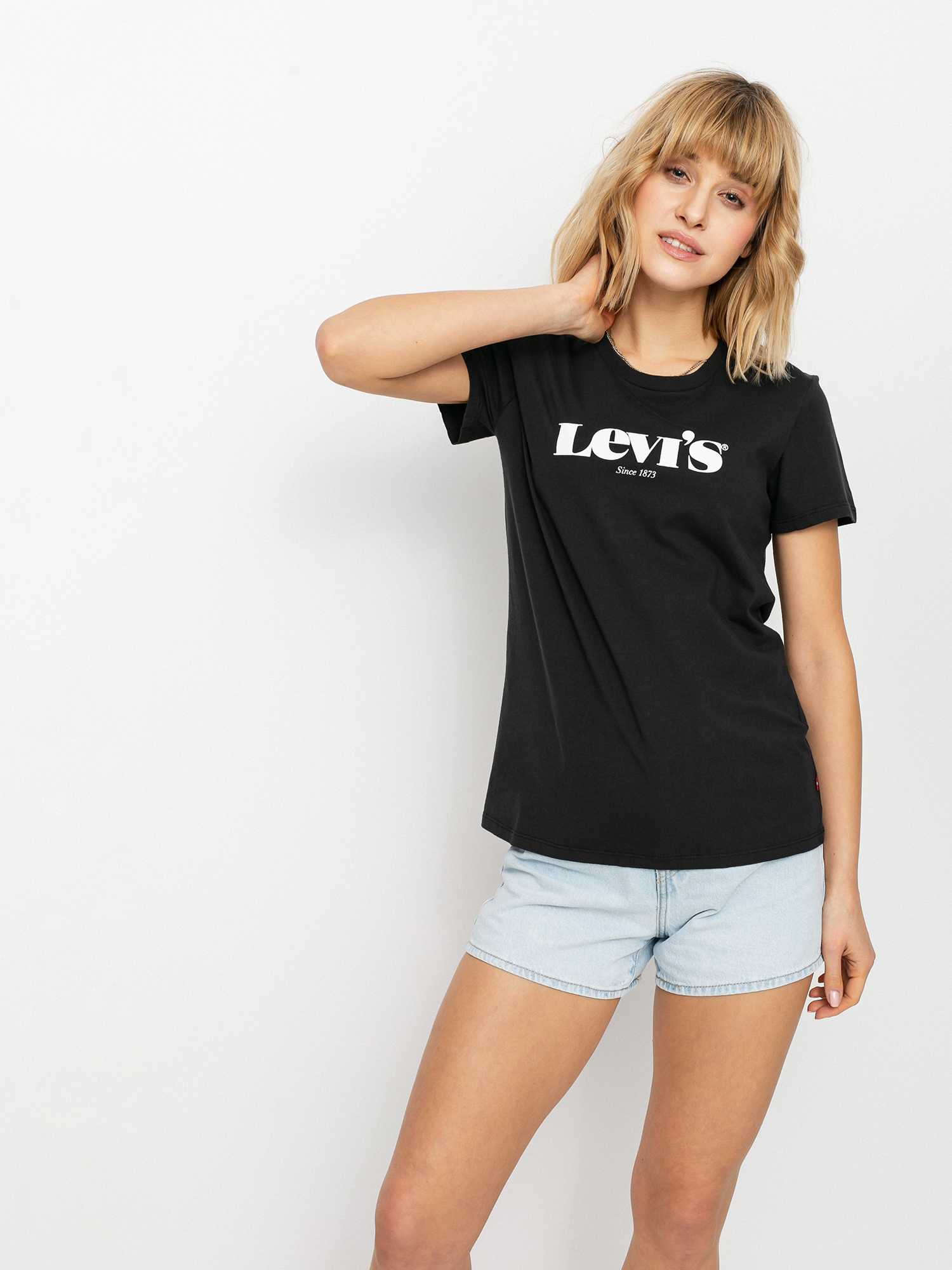 Levi's® The Perfect Wmn Ujjatlan felső (caviar)