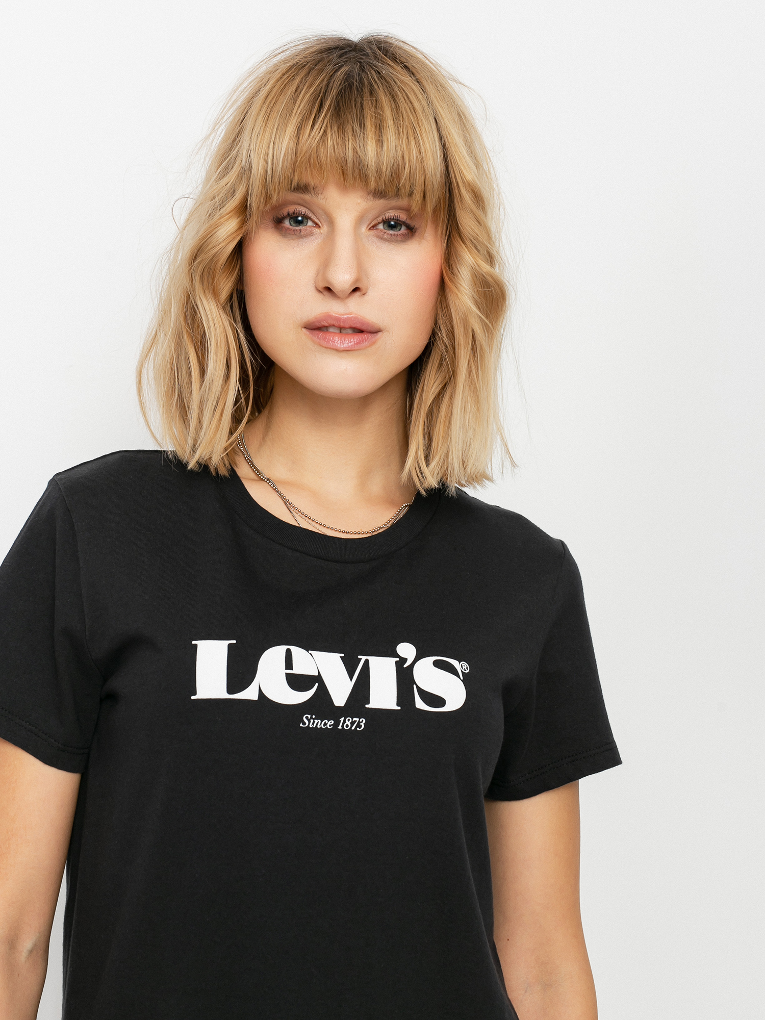 Levi's® The Perfect Wmn Ujjatlan felső (caviar)