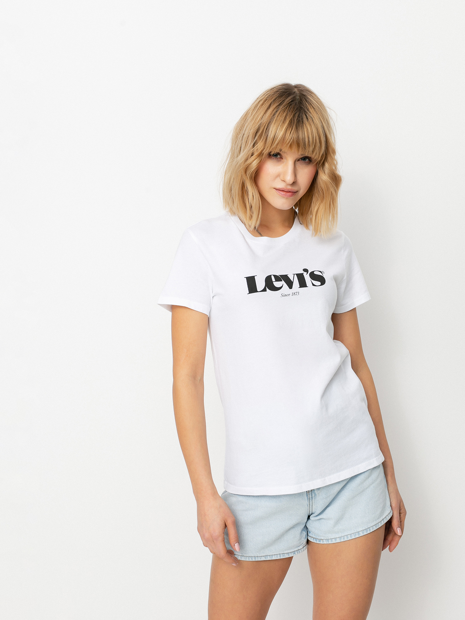 Levi's® The Perfect Wmn Ujjatlan felső (white)