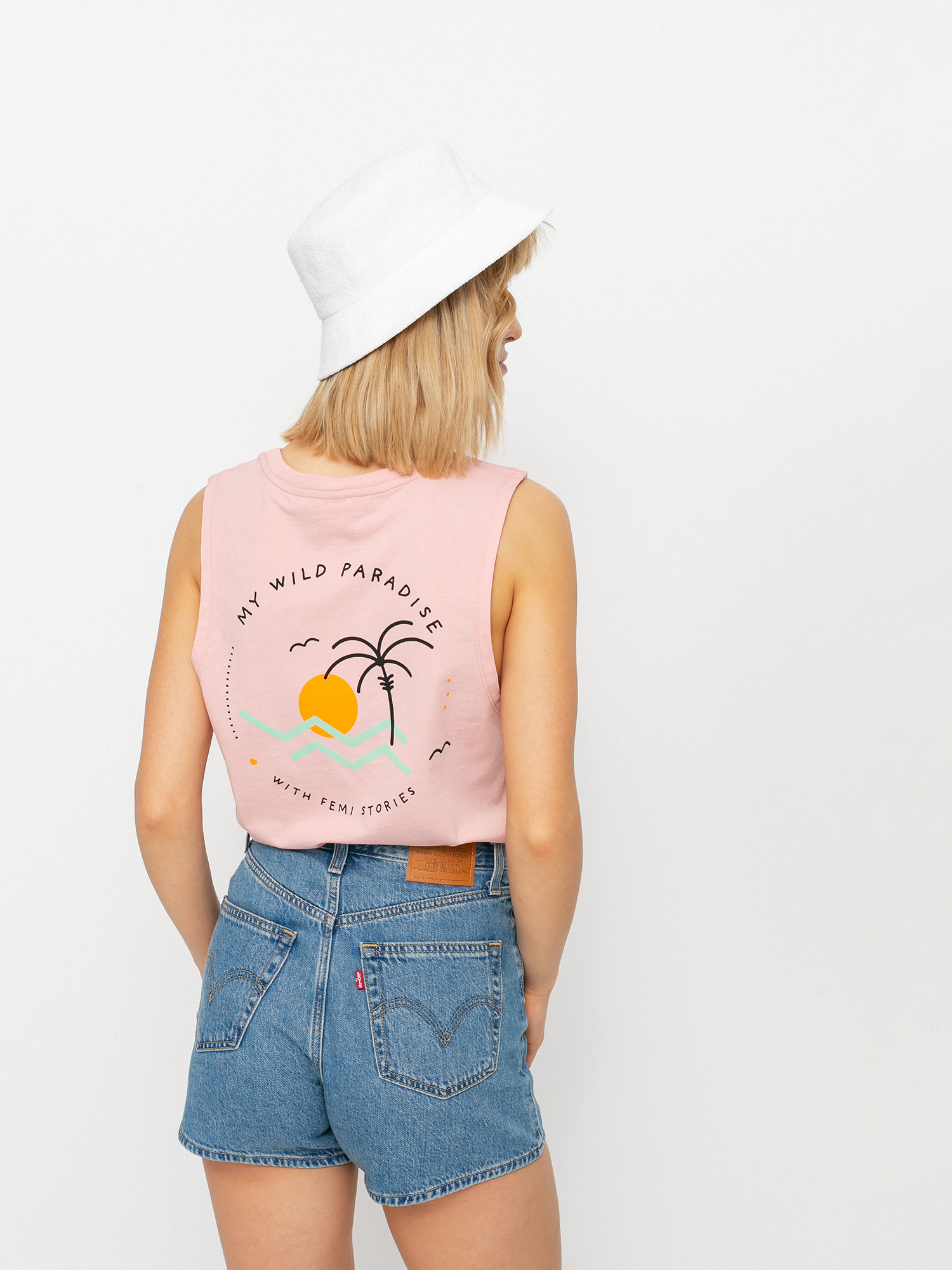 Femi Stories Nuka Wmn Ujjatlan felső (pnk)