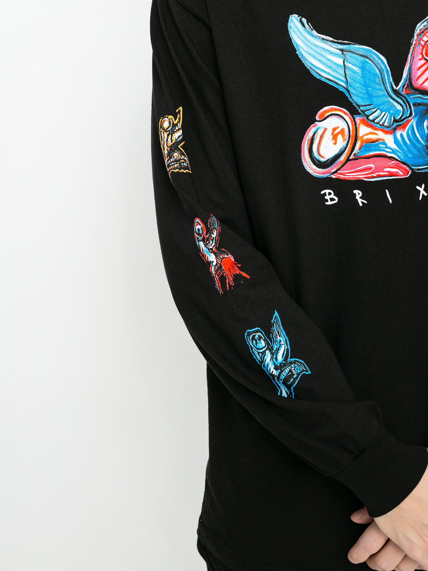 Brixton Bb Time Machine Stt Hosszú ujjú felső (black)