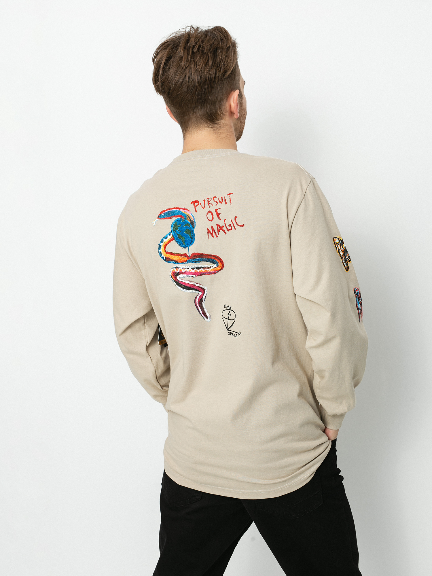 Brixton Bb Time Machine Stt Hosszú ujjú felső (gravel)