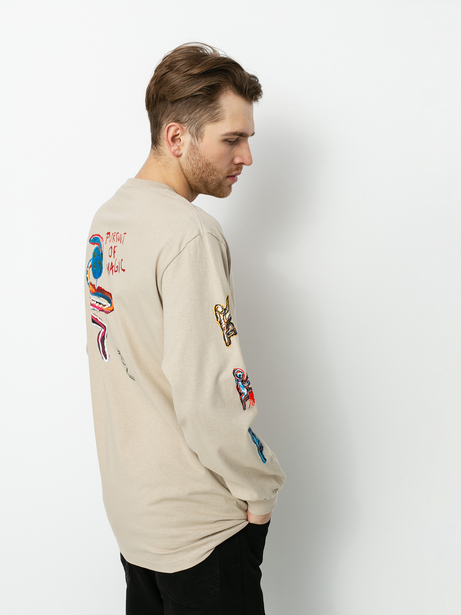 Brixton Bb Time Machine Stt Hosszú ujjú felső (gravel)