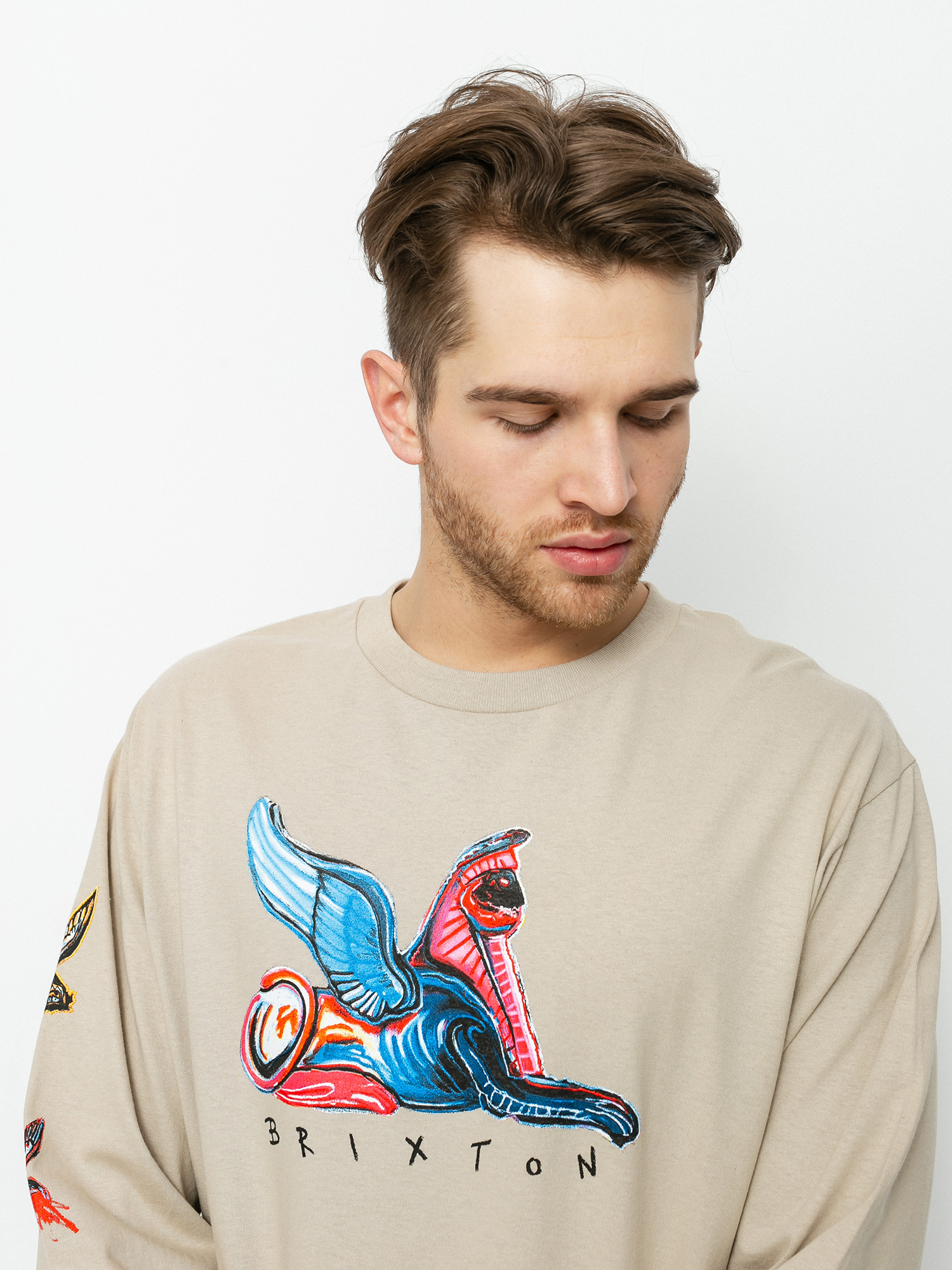 Brixton Bb Time Machine Stt Hosszú ujjú felső (gravel)