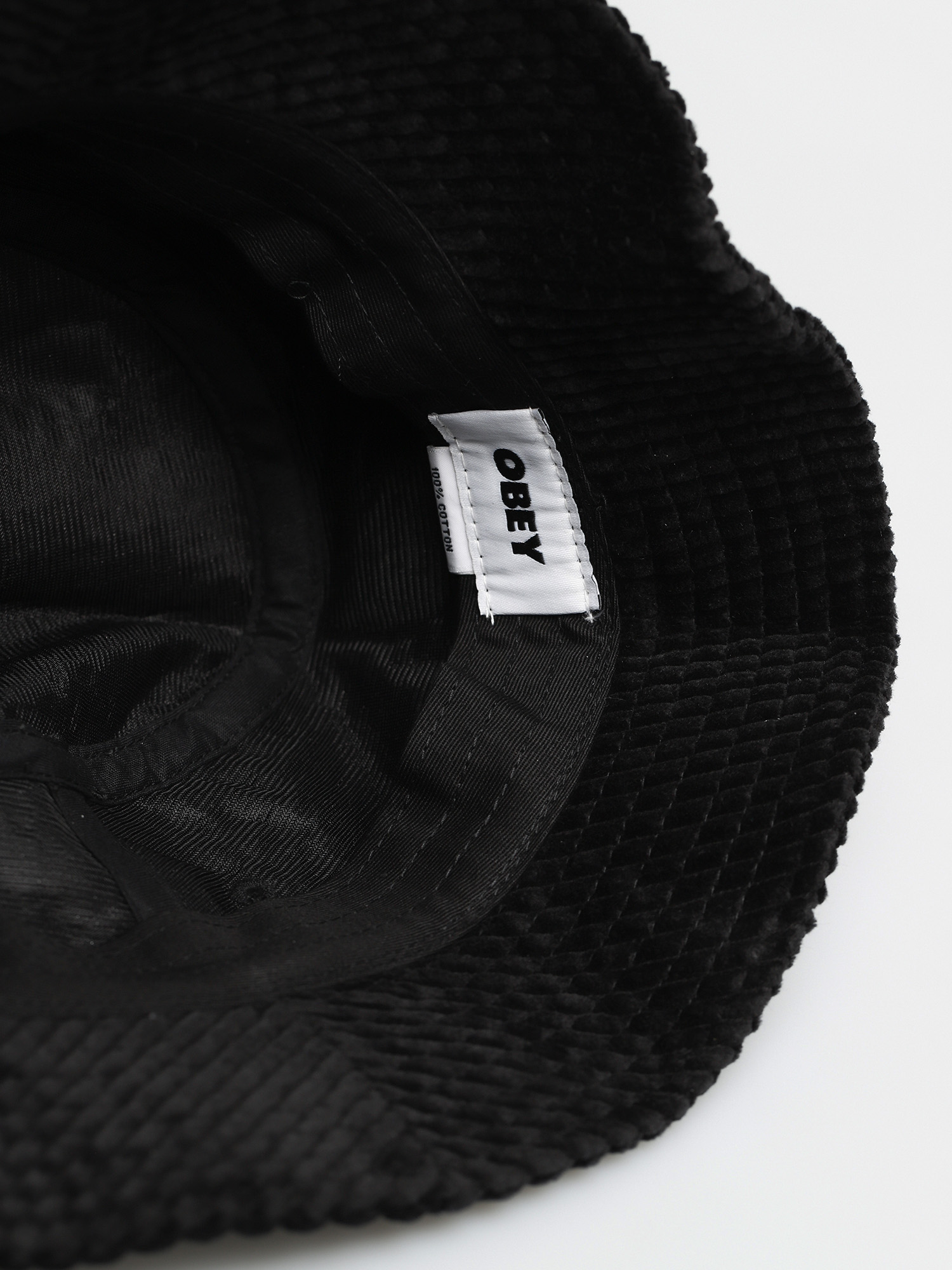 OBEY Bold Cord Bucket Kalap (black)