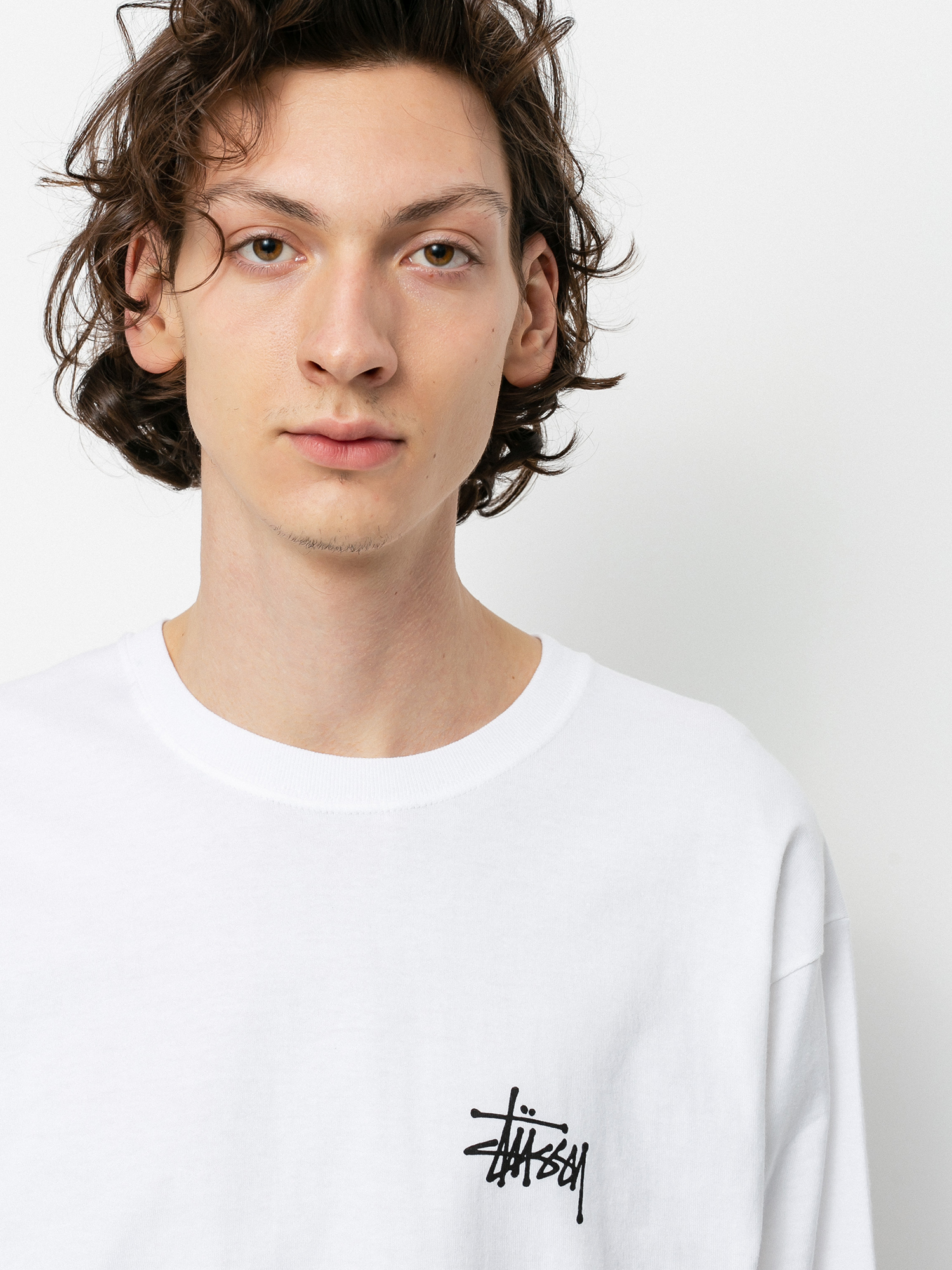 Stussy Hosszú ujjú felső Basic (white)