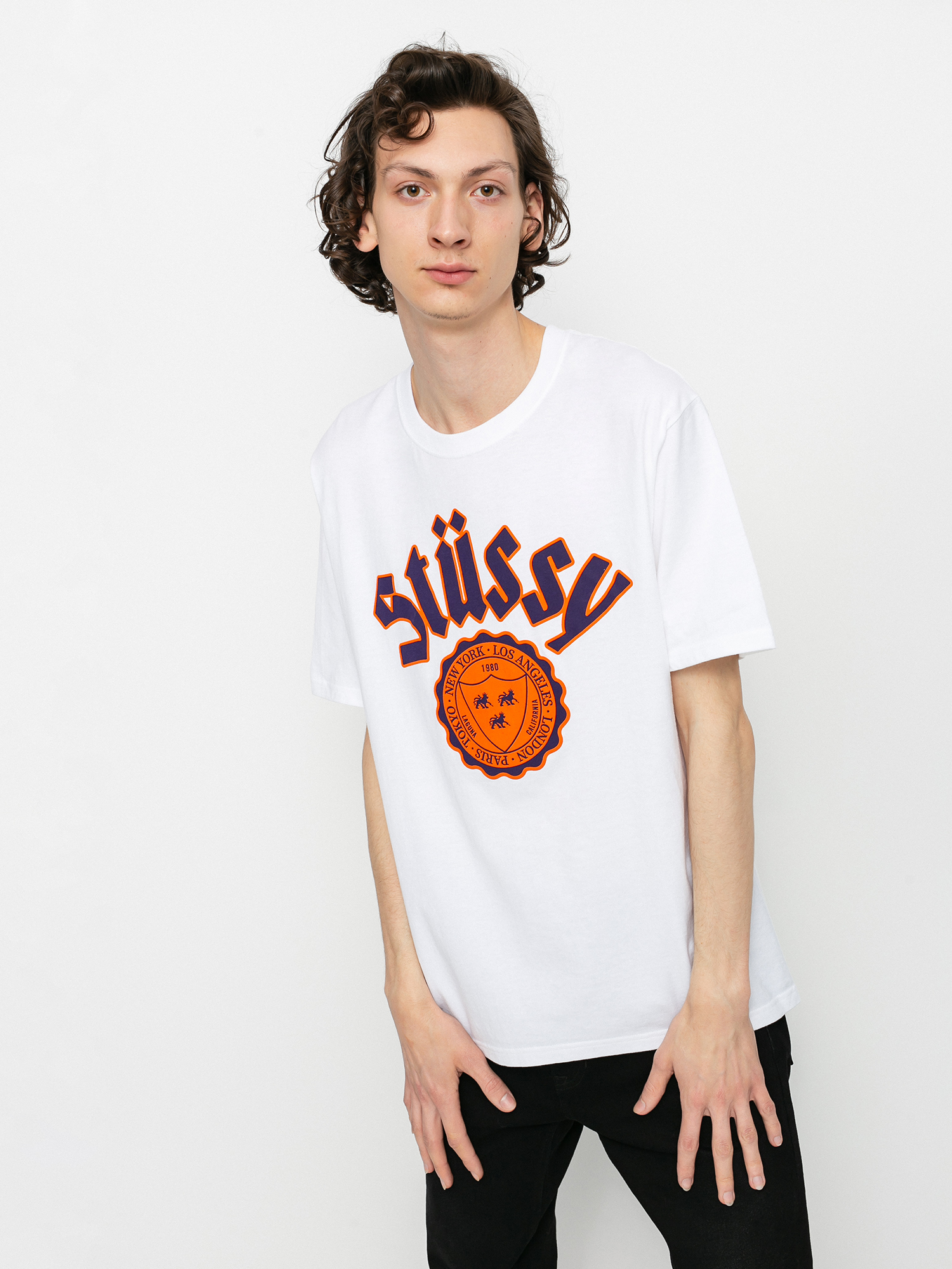 Stussy City Seal Ujjatlan felső (white)