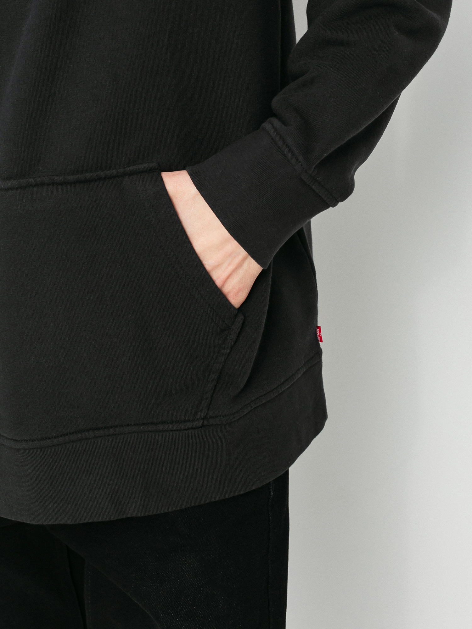 Levi's® T2 Relaxed Graphic HD Kapucnis pulóver (caviar)