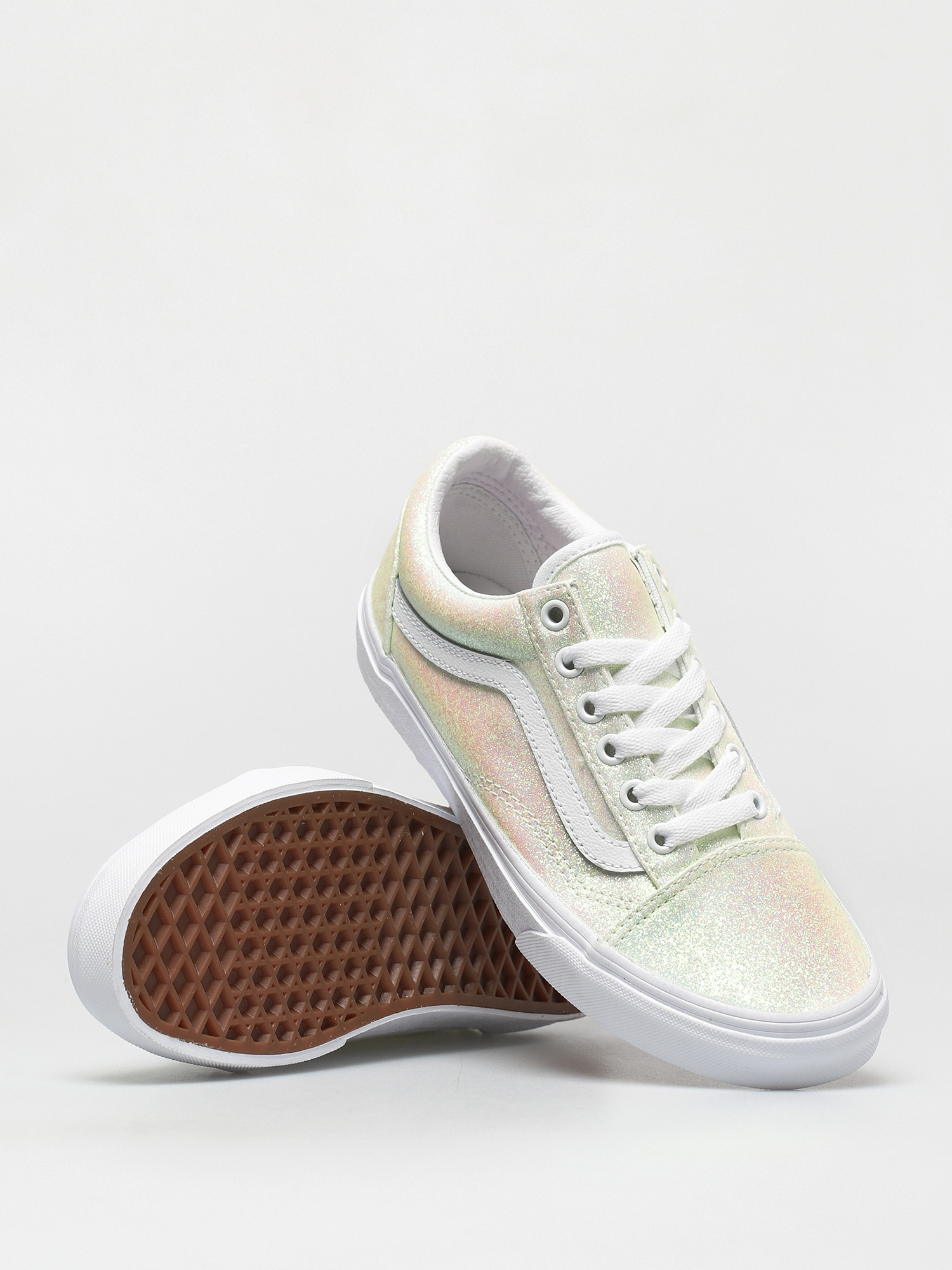 Vans Old Skool Cipők (uv glitter pink/true white)