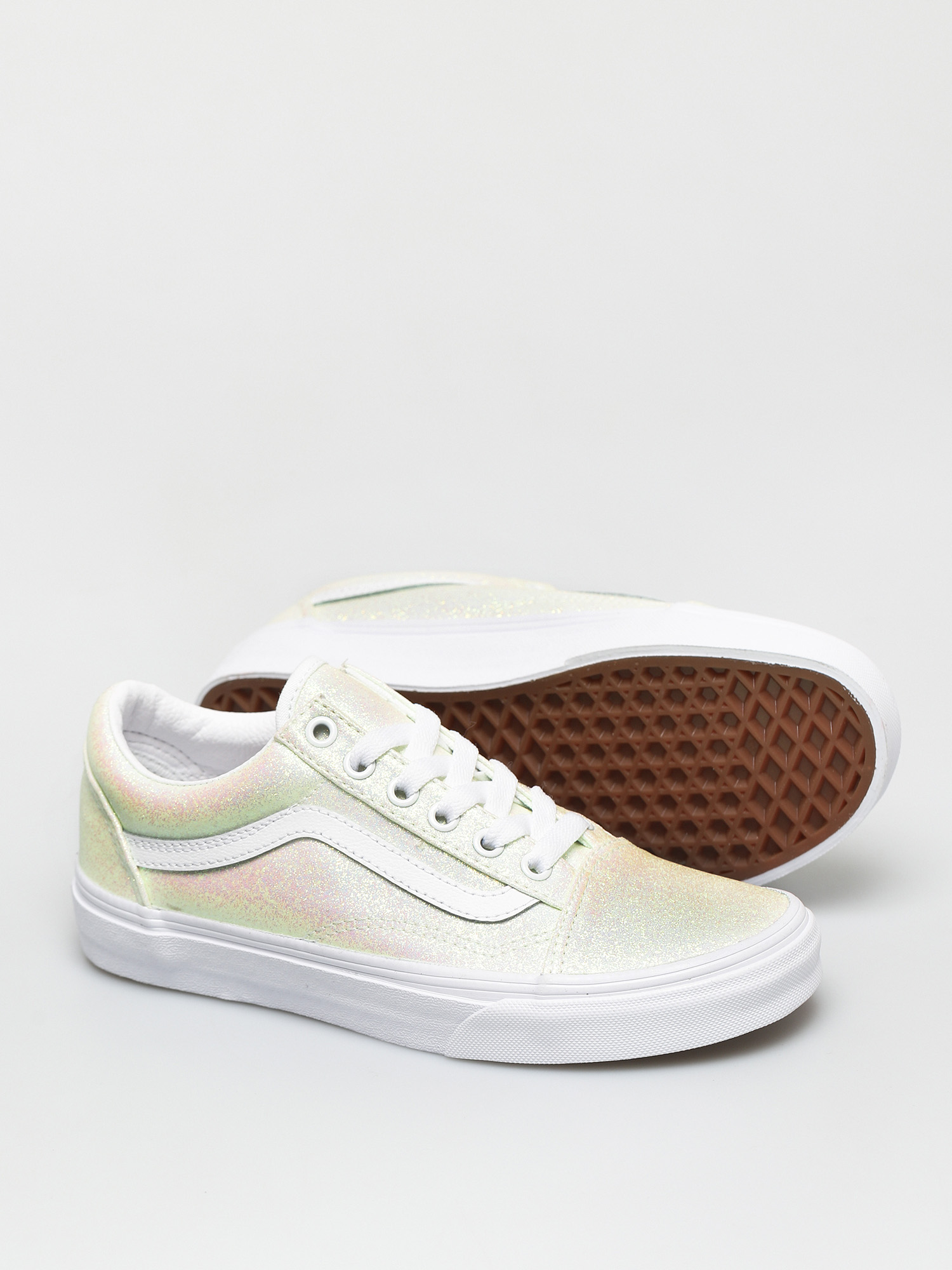 Vans Old Skool Cipők (uv glitter pink/true white)