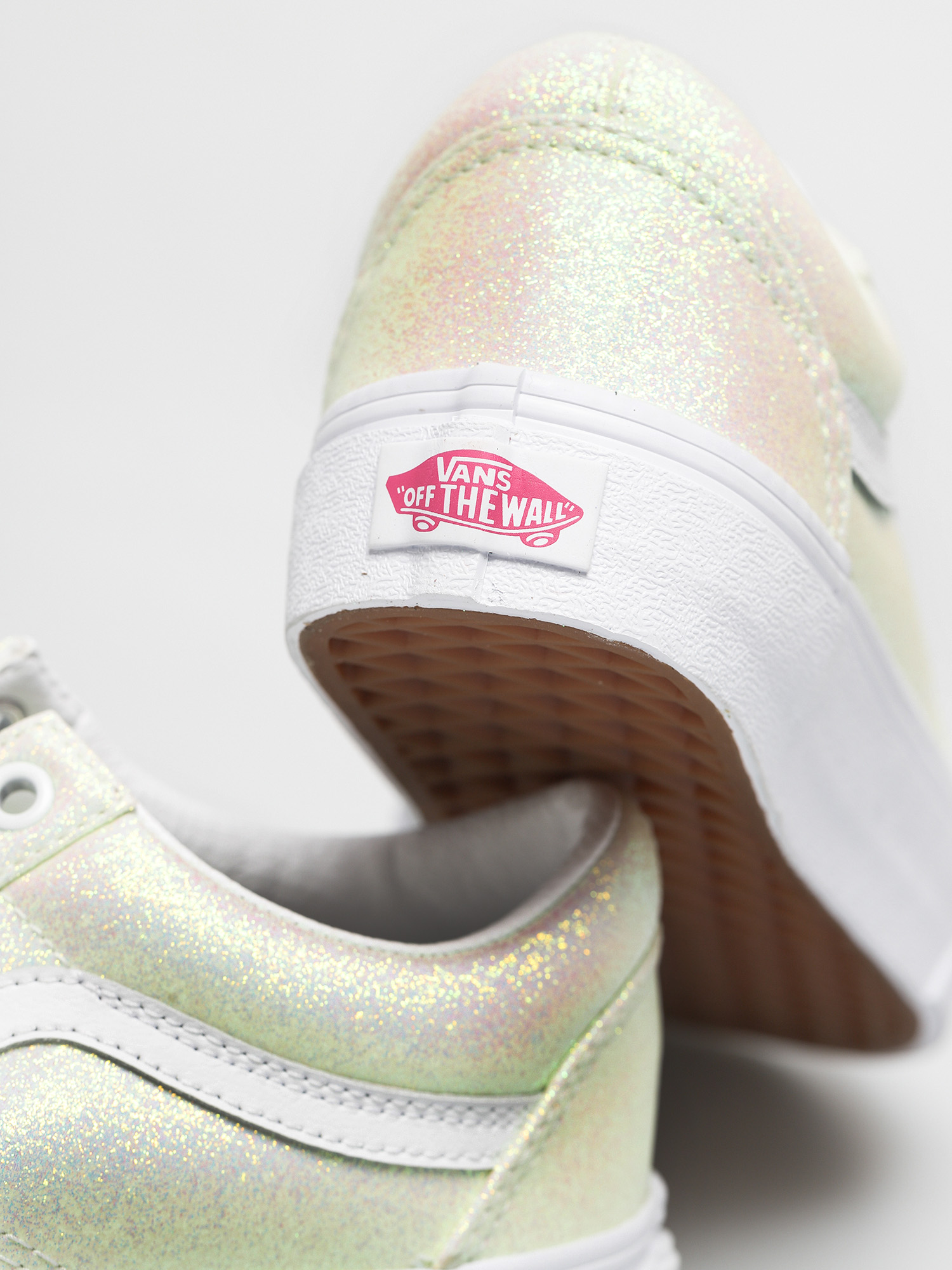 Vans Old Skool Cipők (uv glitter pink/true white)