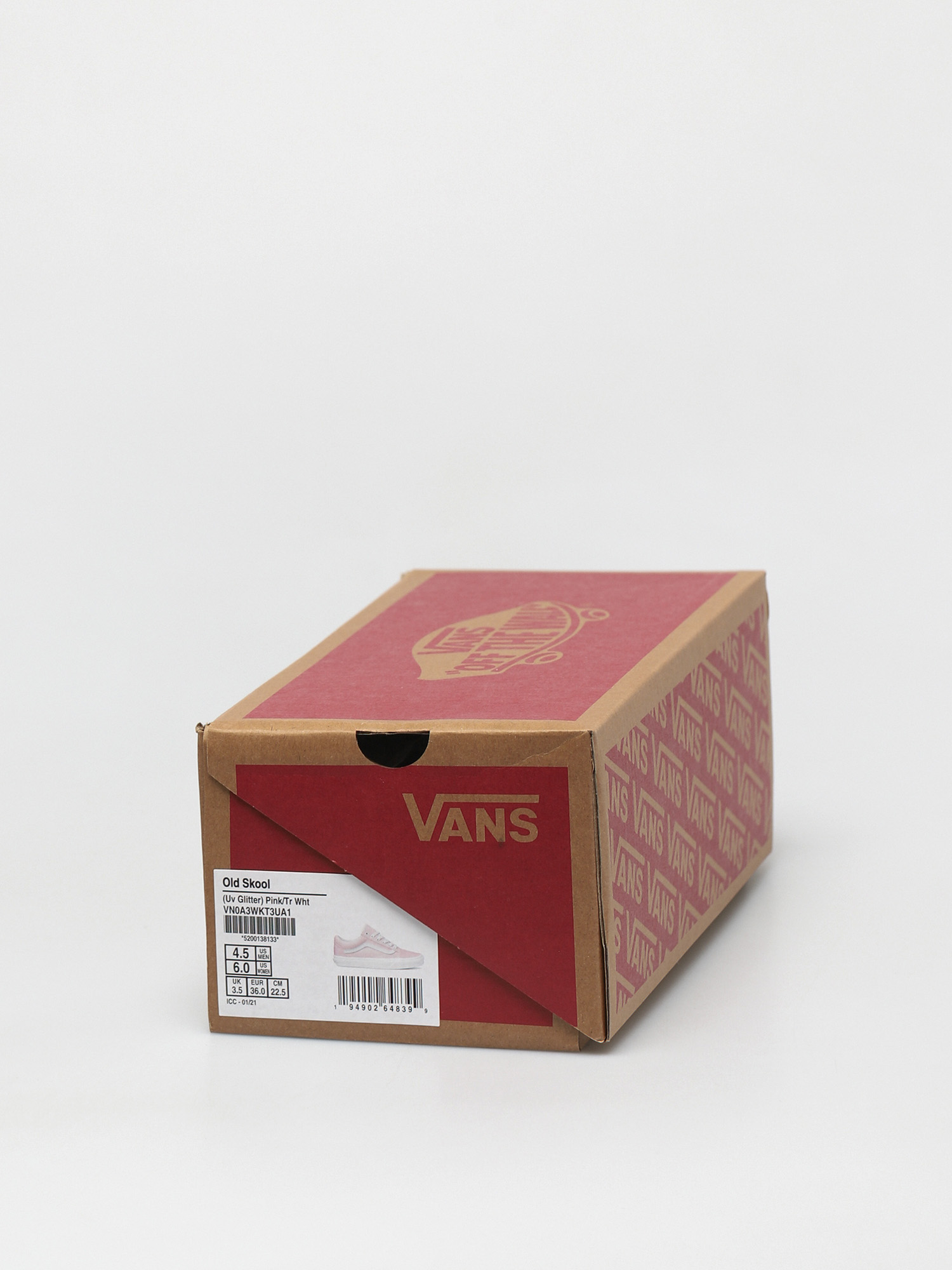 Vans Old Skool Cipők (uv glitter pink/true white)