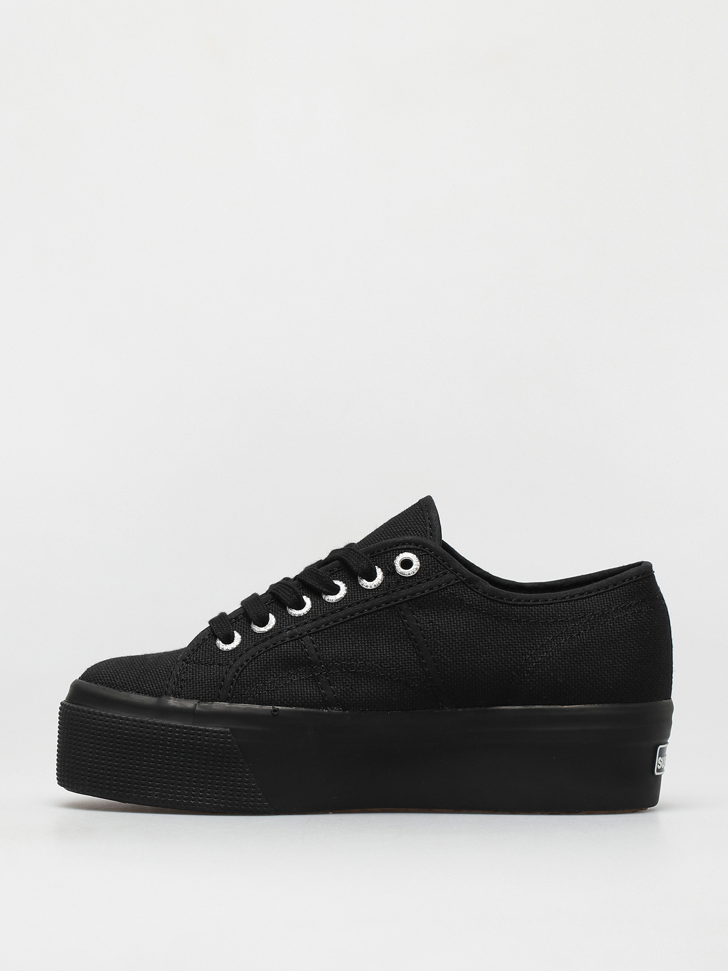 Superga linea up hot sale and down black