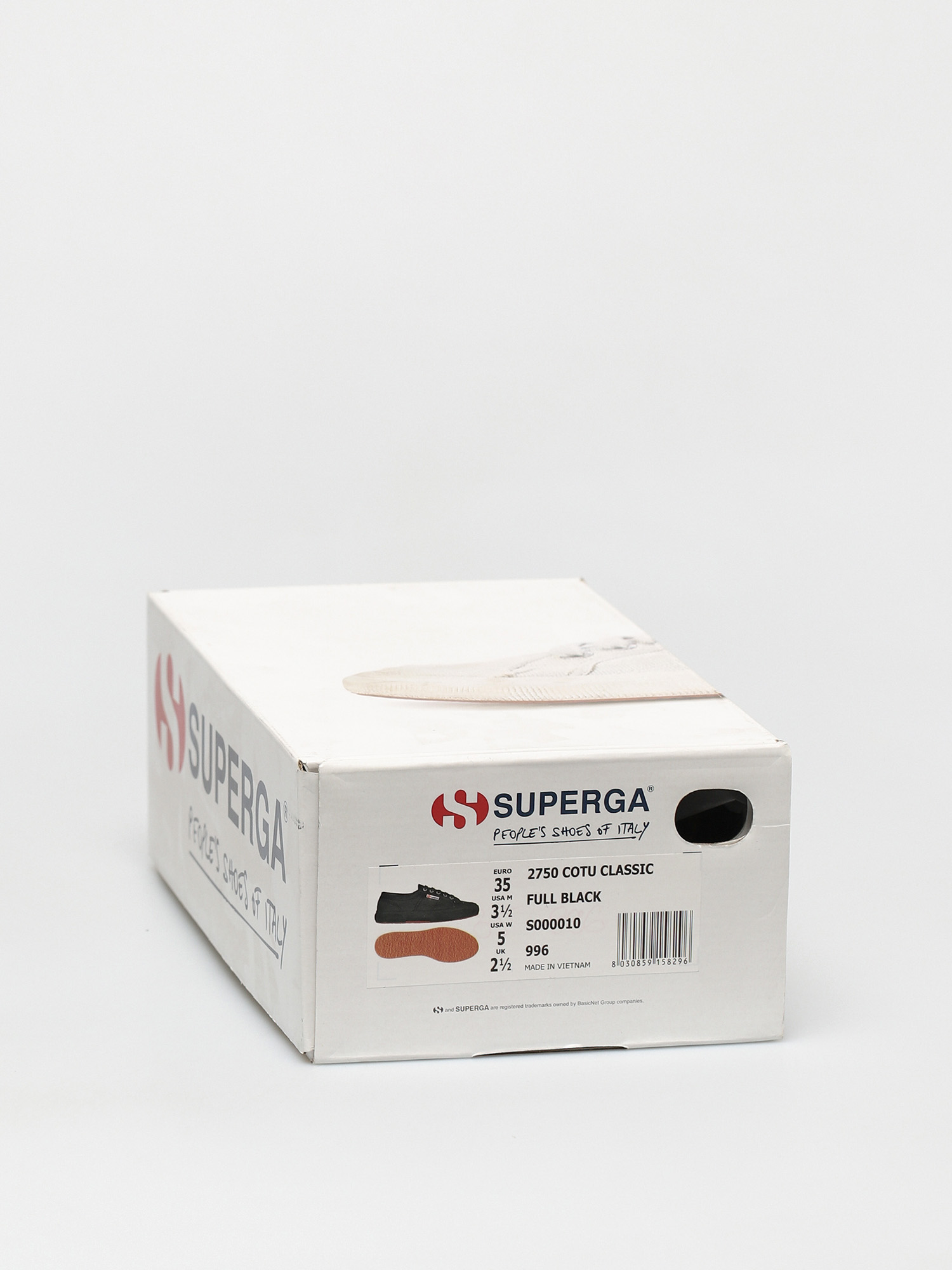 Superga 2750 Cotu Classic Wmn Cipők (full black/black)