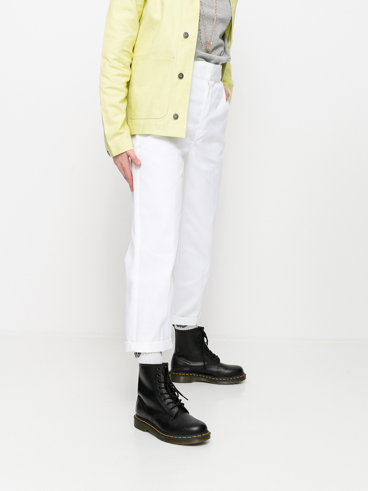 Dickies 874 Cropped Wmn Kisnadrág (white)