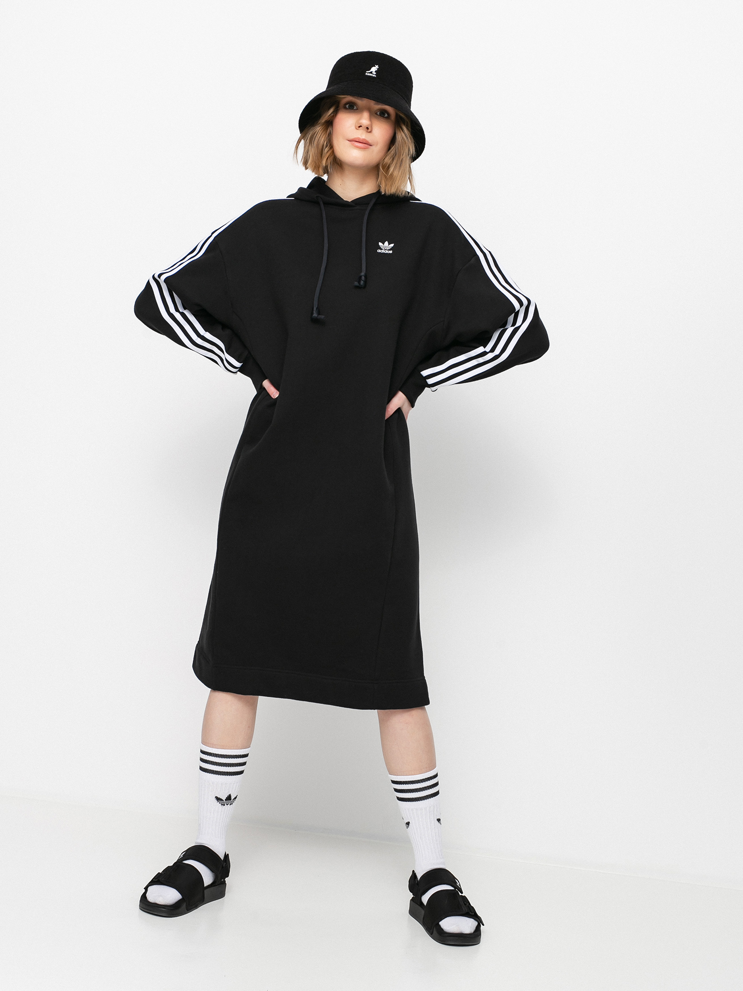 adidas Originals Hoodie Dress Wmn Ruha (black)