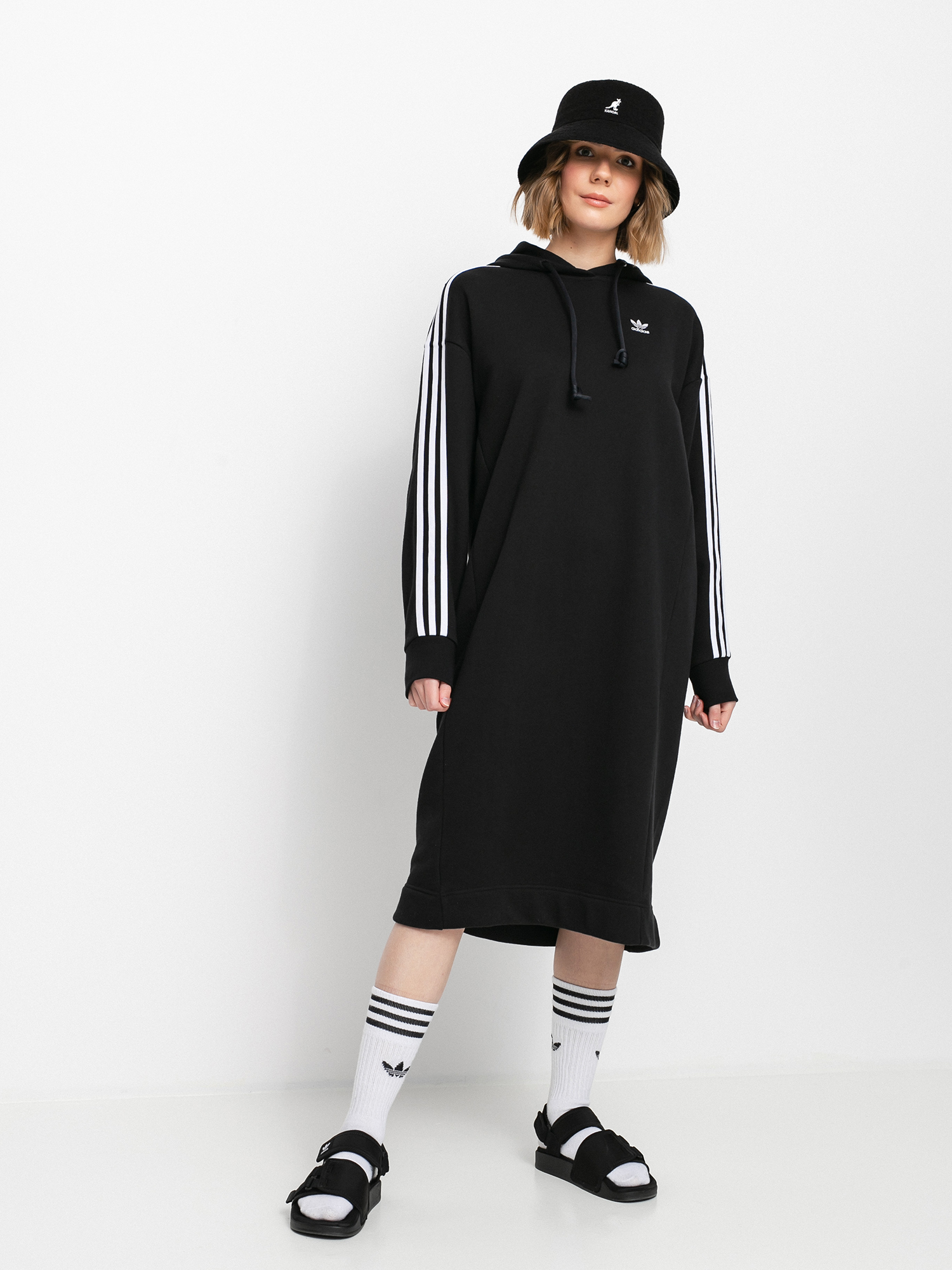 adidas Originals Hoodie Dress Wmn Ruha (black)