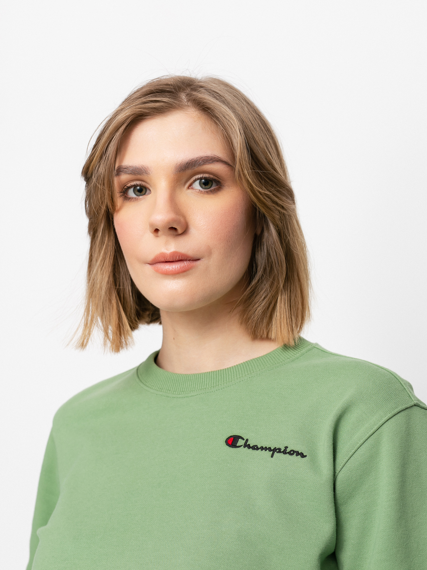 Champion Crewneck Sweatshirt 114353 Wmn Pulóver (sgn)