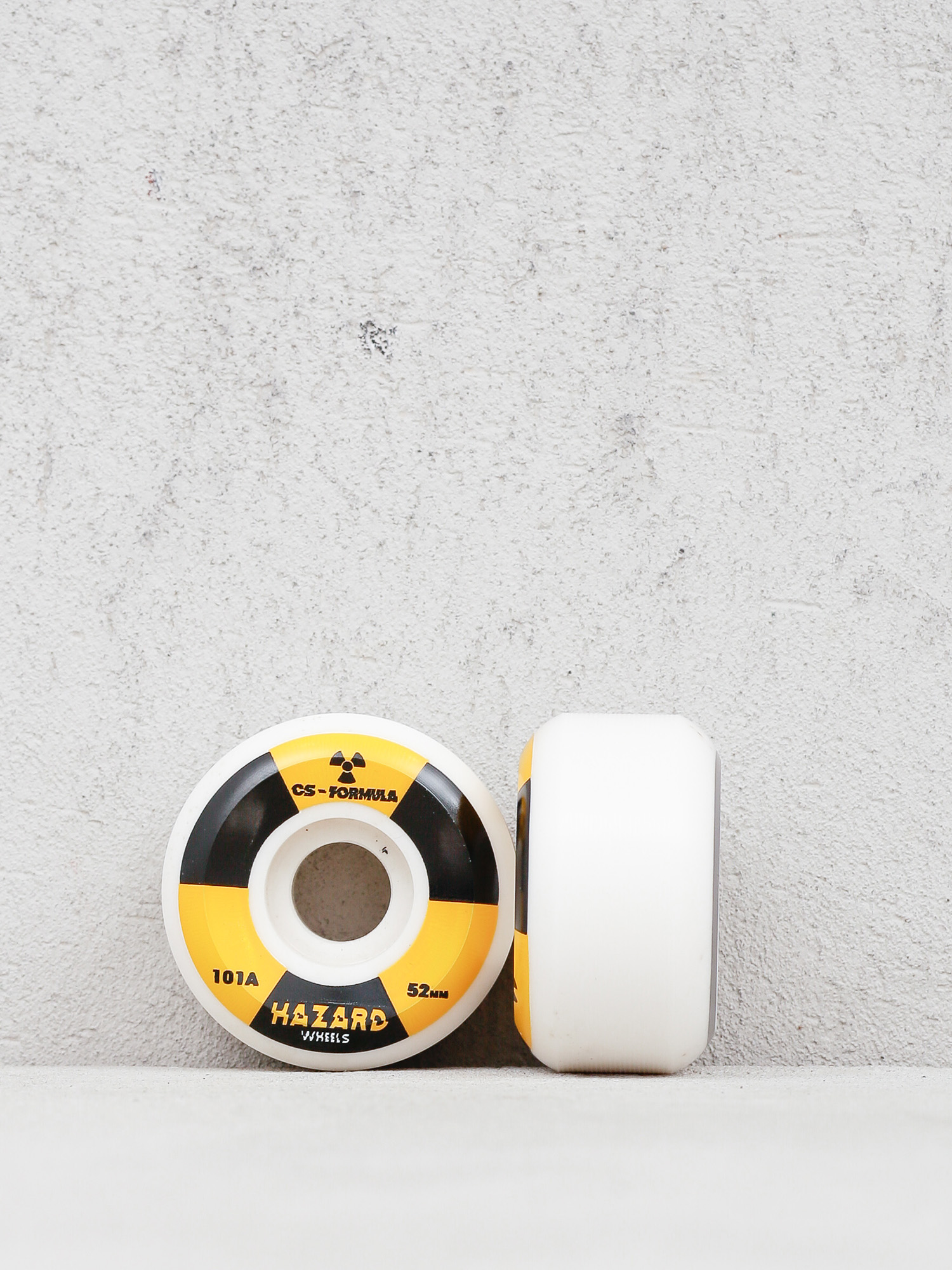 Hazard Radioactive City Street Gördeszka kerék (white)