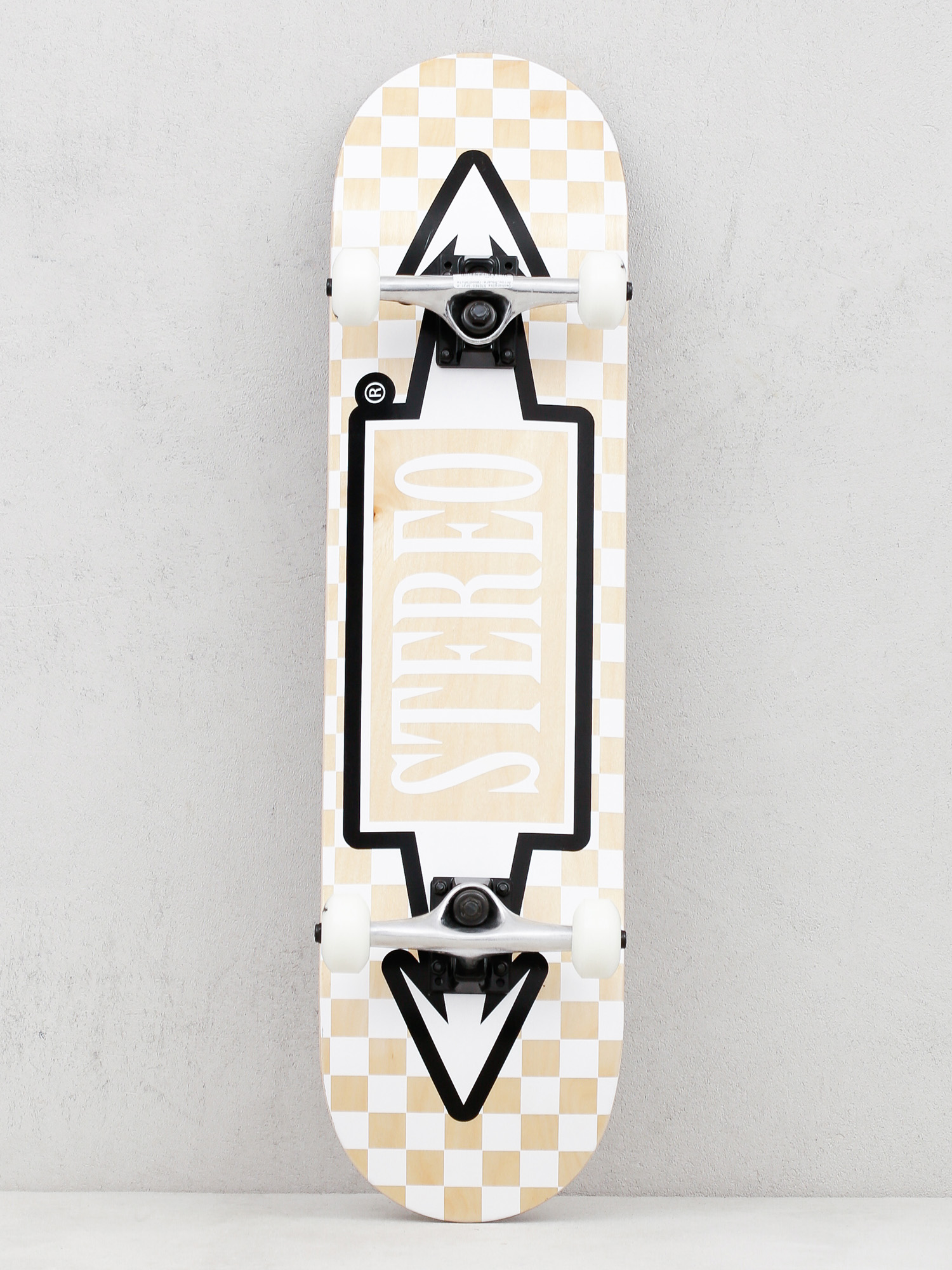 Stereo Arrow Square Komplett gördeszka (wood/white)