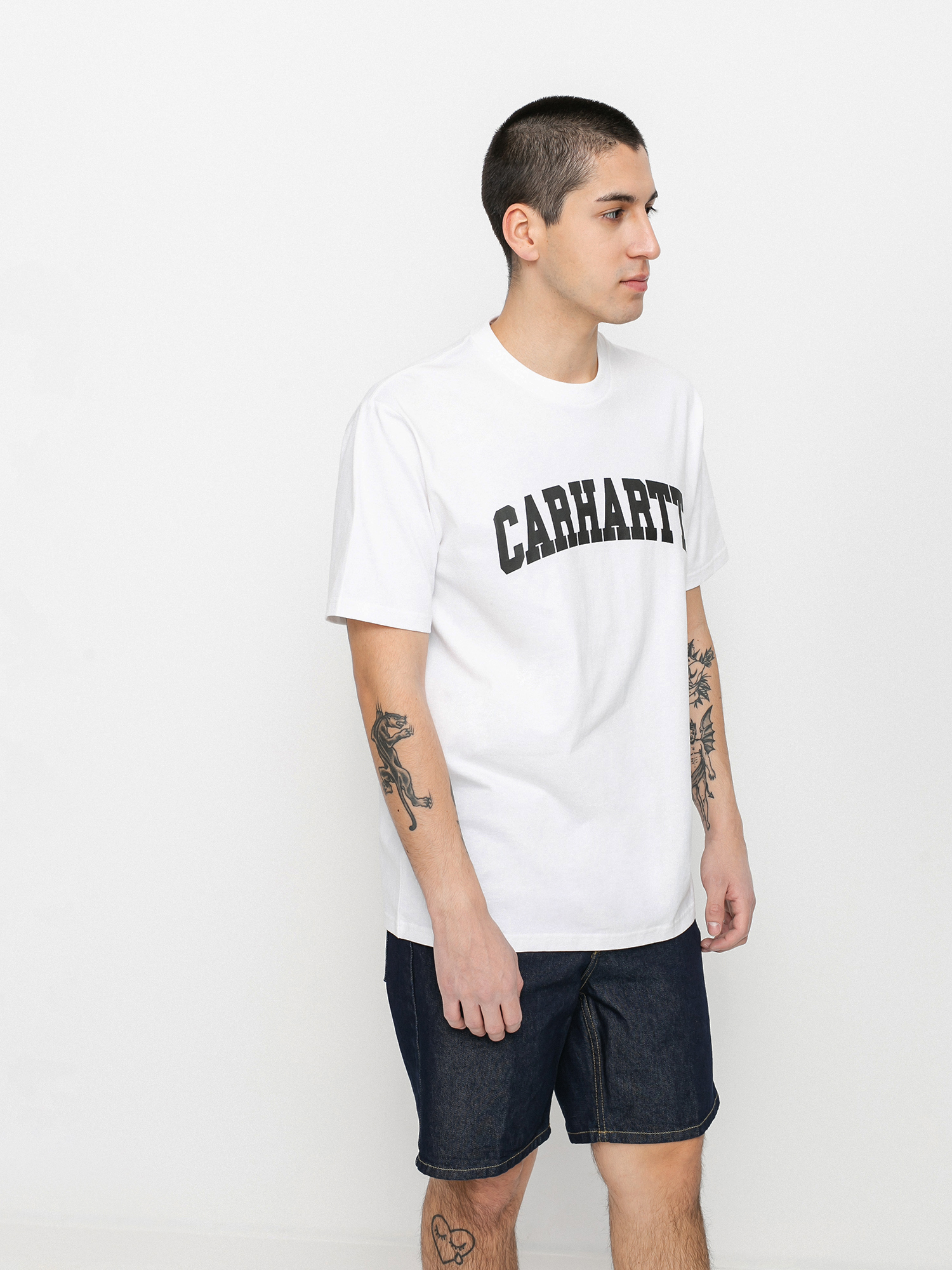 Carhartt WIP University Ujjatlan felső (white/black)