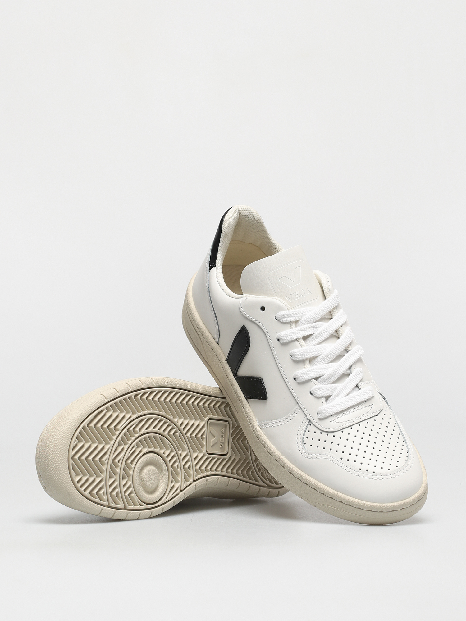 Veja V 10 Wmn Cipők (leather extra white black)
