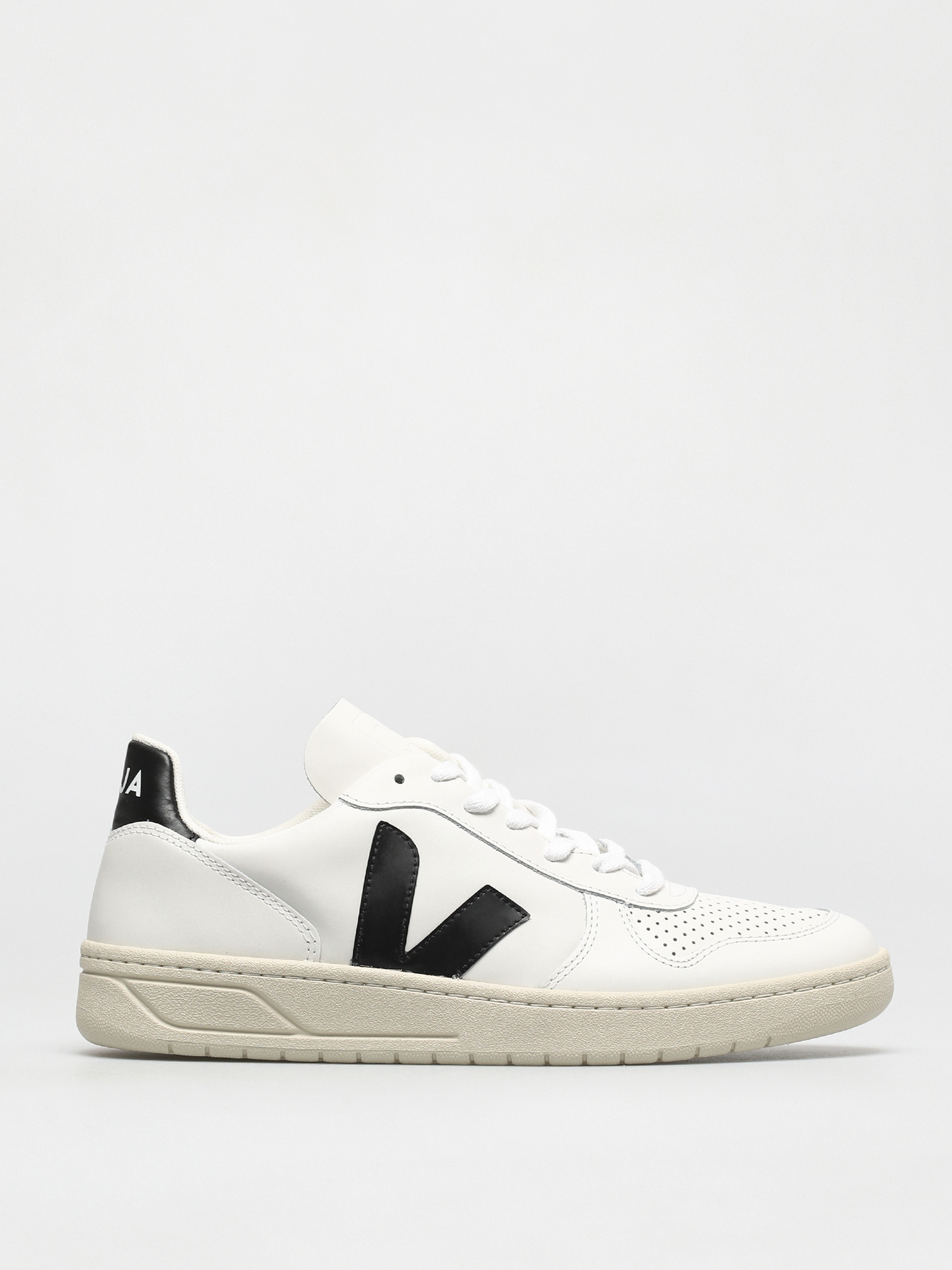 Veja V 10 Cipők (leather extra white black)
