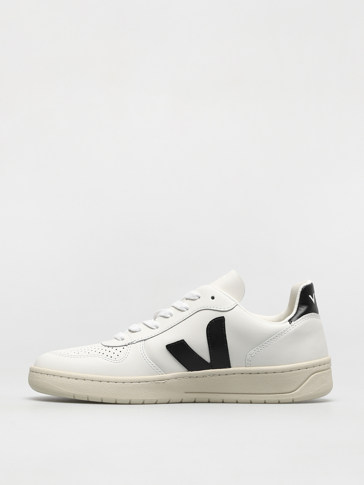 Veja V 10 Cipők (leather extra white black)