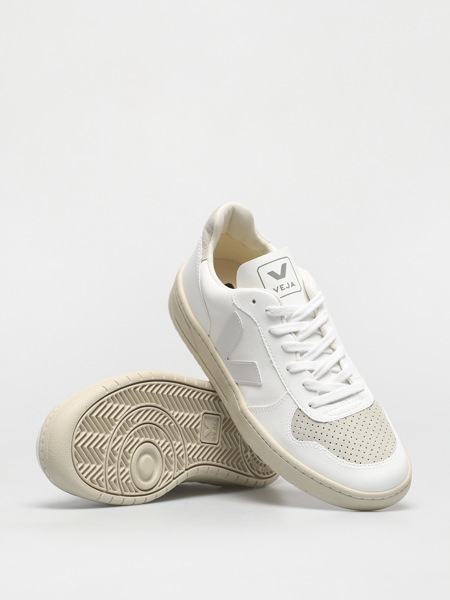 Veja V 10 Cipők (cwl full white natural)