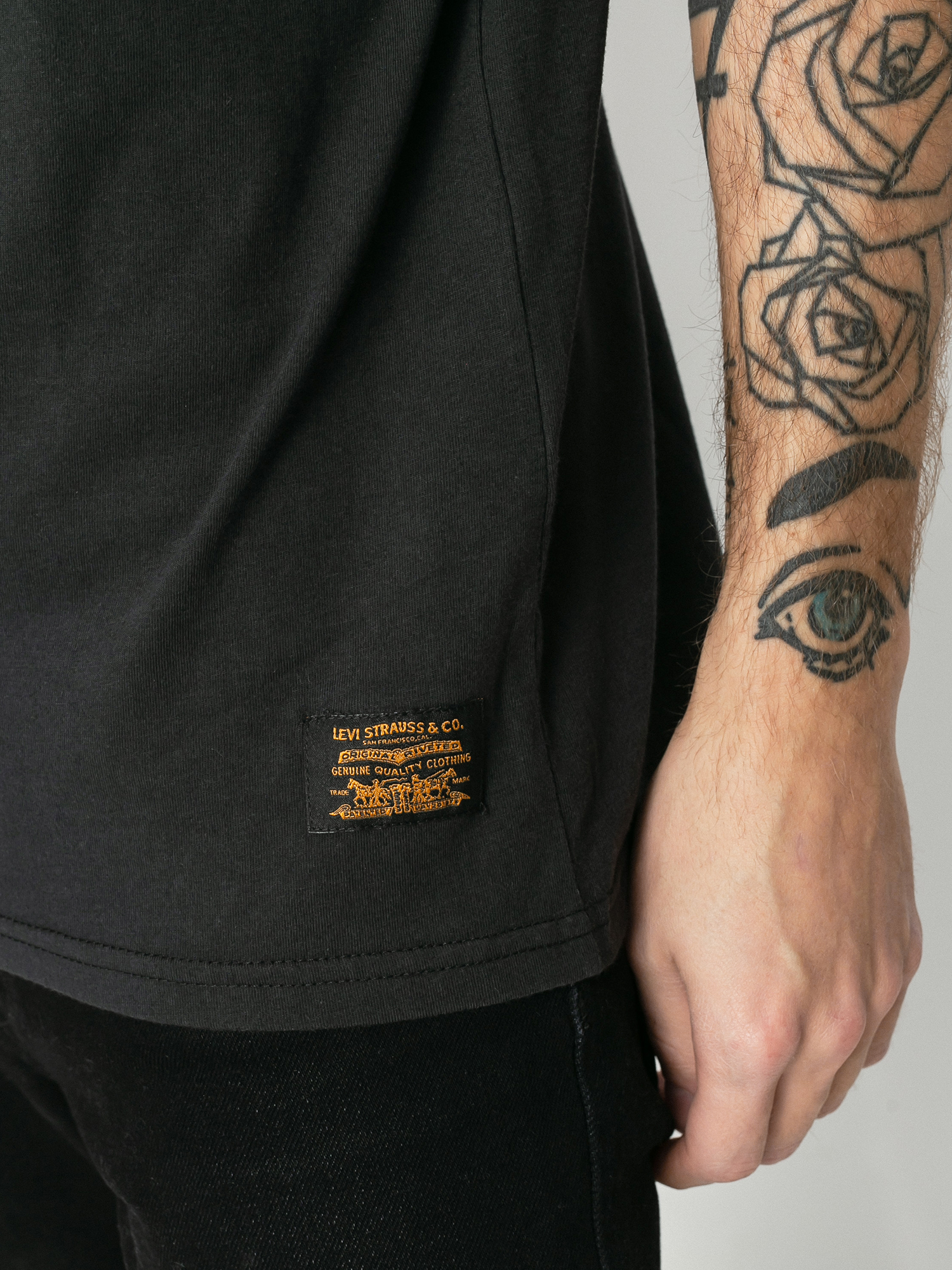 Levi's® Graphic Ujjatlan felső (black)