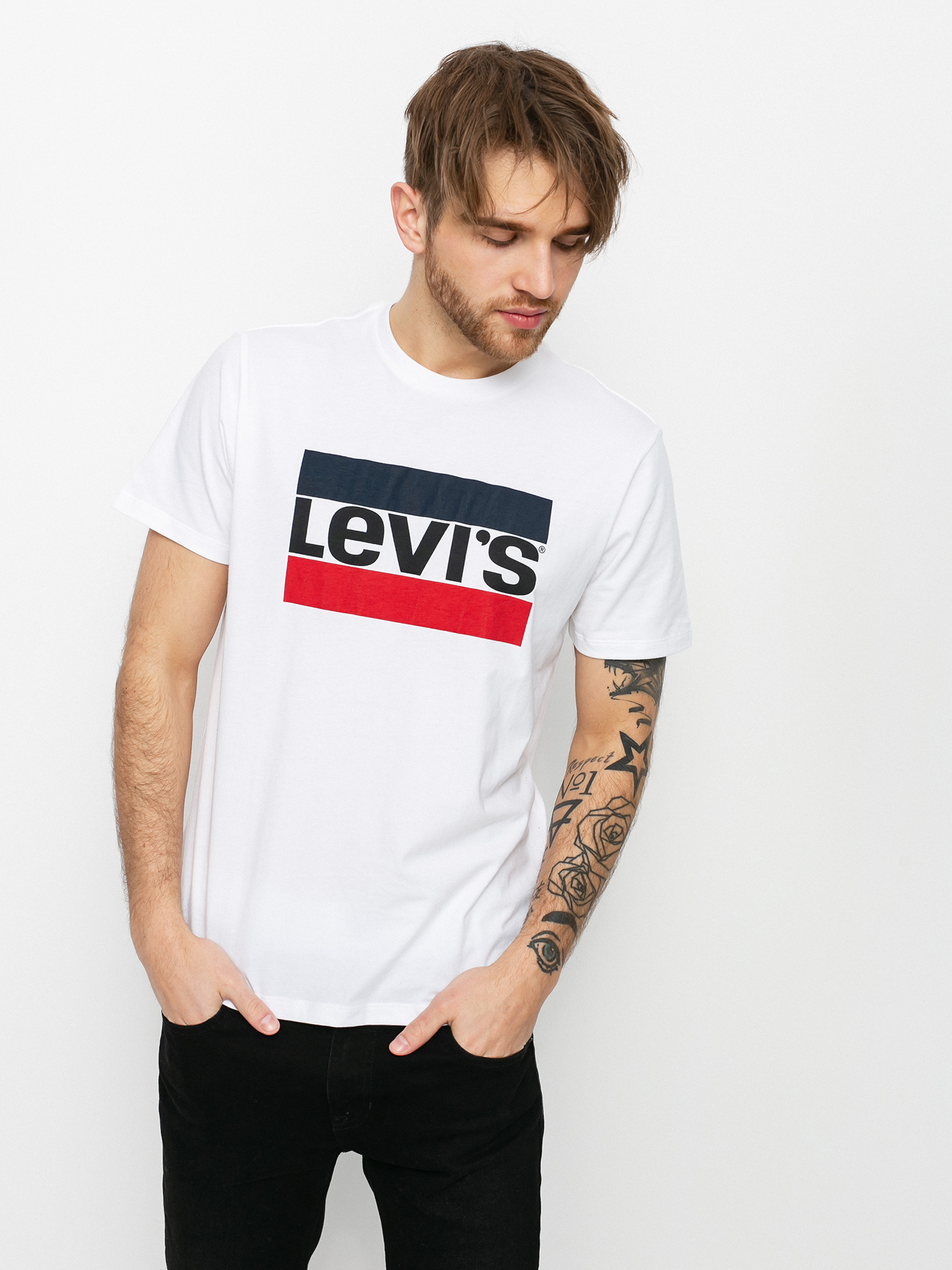 Levi's® Sportswear Logo Graphic Ujjatlan felső (white)