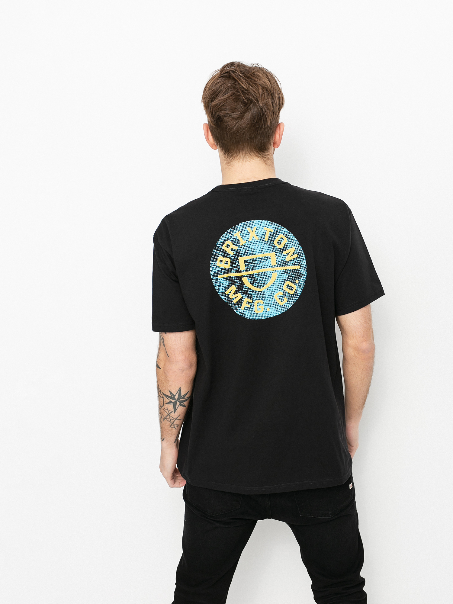 Brixton Crest II Stt Ujjatlan felső (black/yellow)
