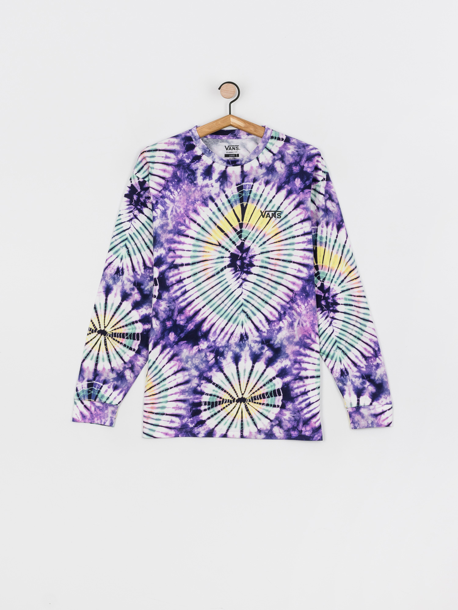 Vans Vans Burst Tie Dye Hosszú ujjú felső (english lavender)