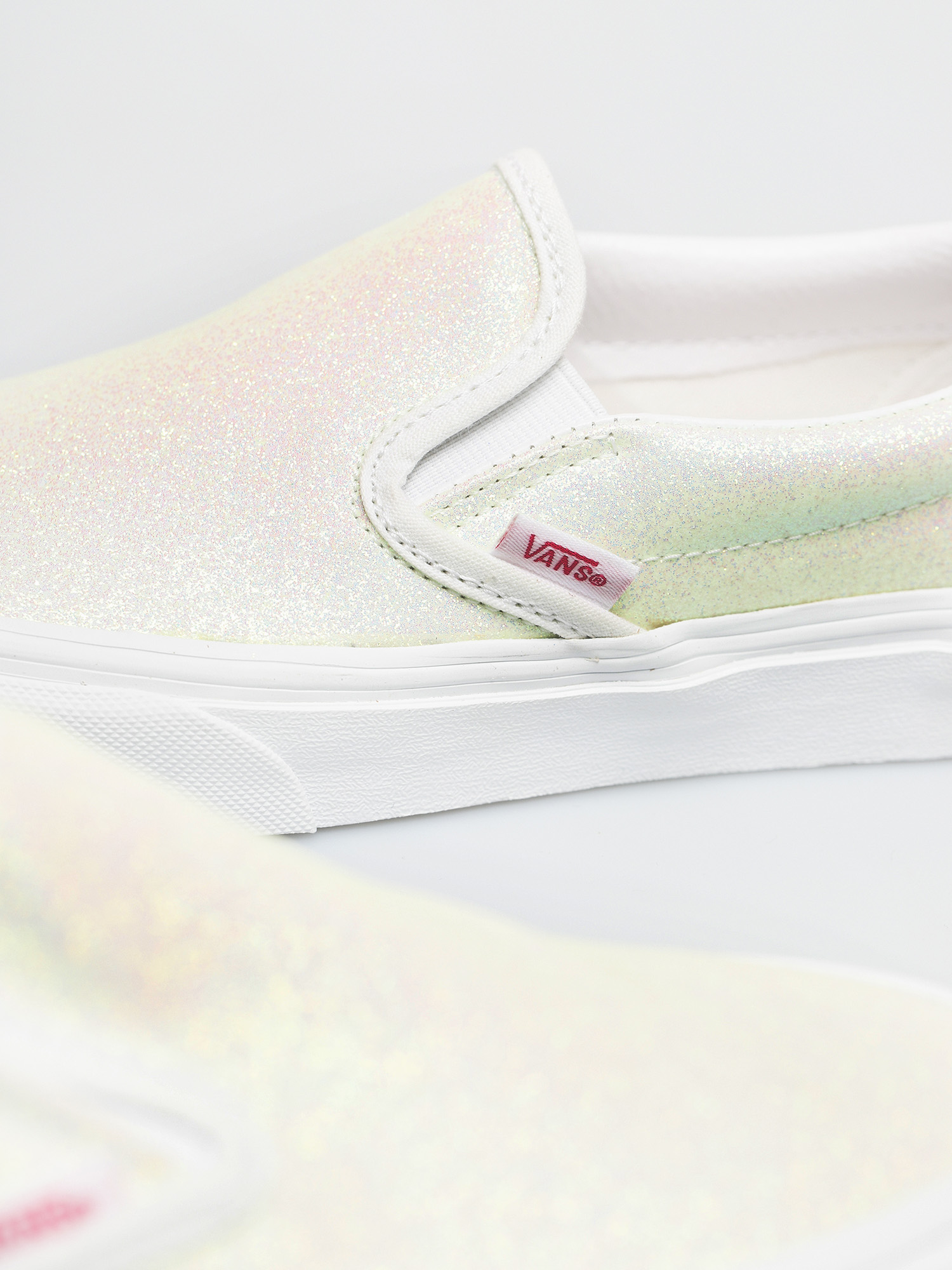 Vans Classic Slip On Cipők (uv glitter pink/true white)