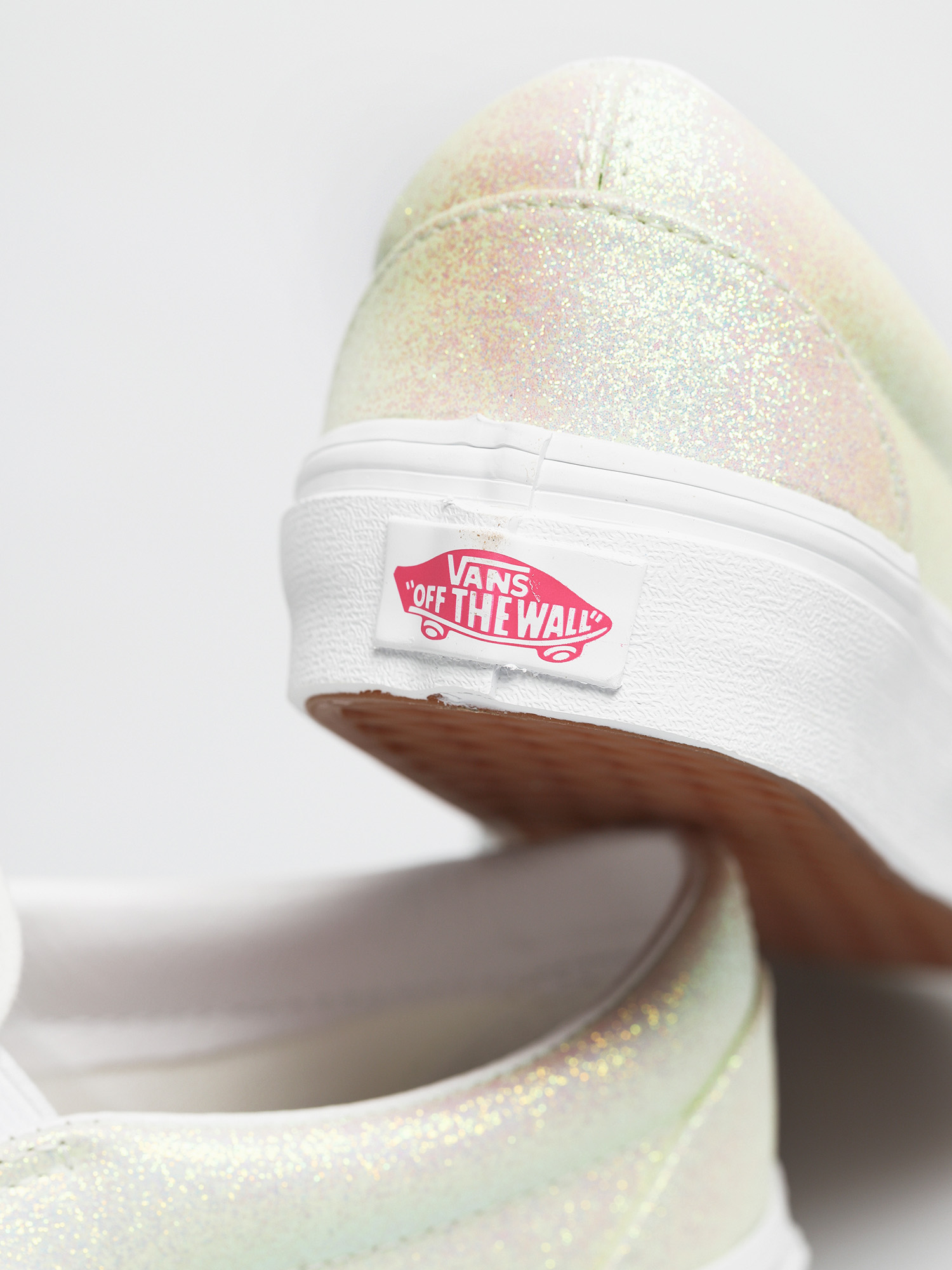 Vans Classic Slip On Cipők (uv glitter pink/true white)