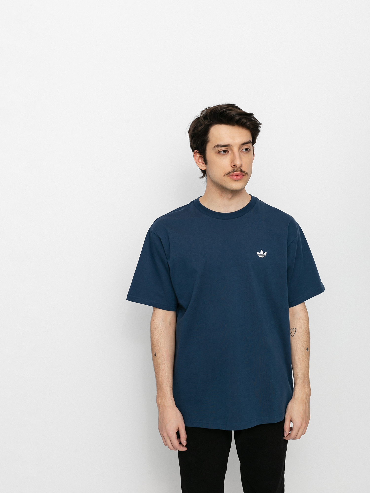 adidas 4 0 Logo Ujjatlan felső (crenav/white)