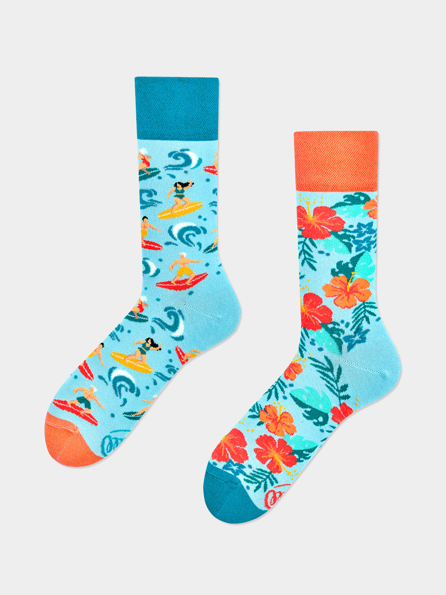 Many Mornings Aloha Vibes Zokni (blue/multi)