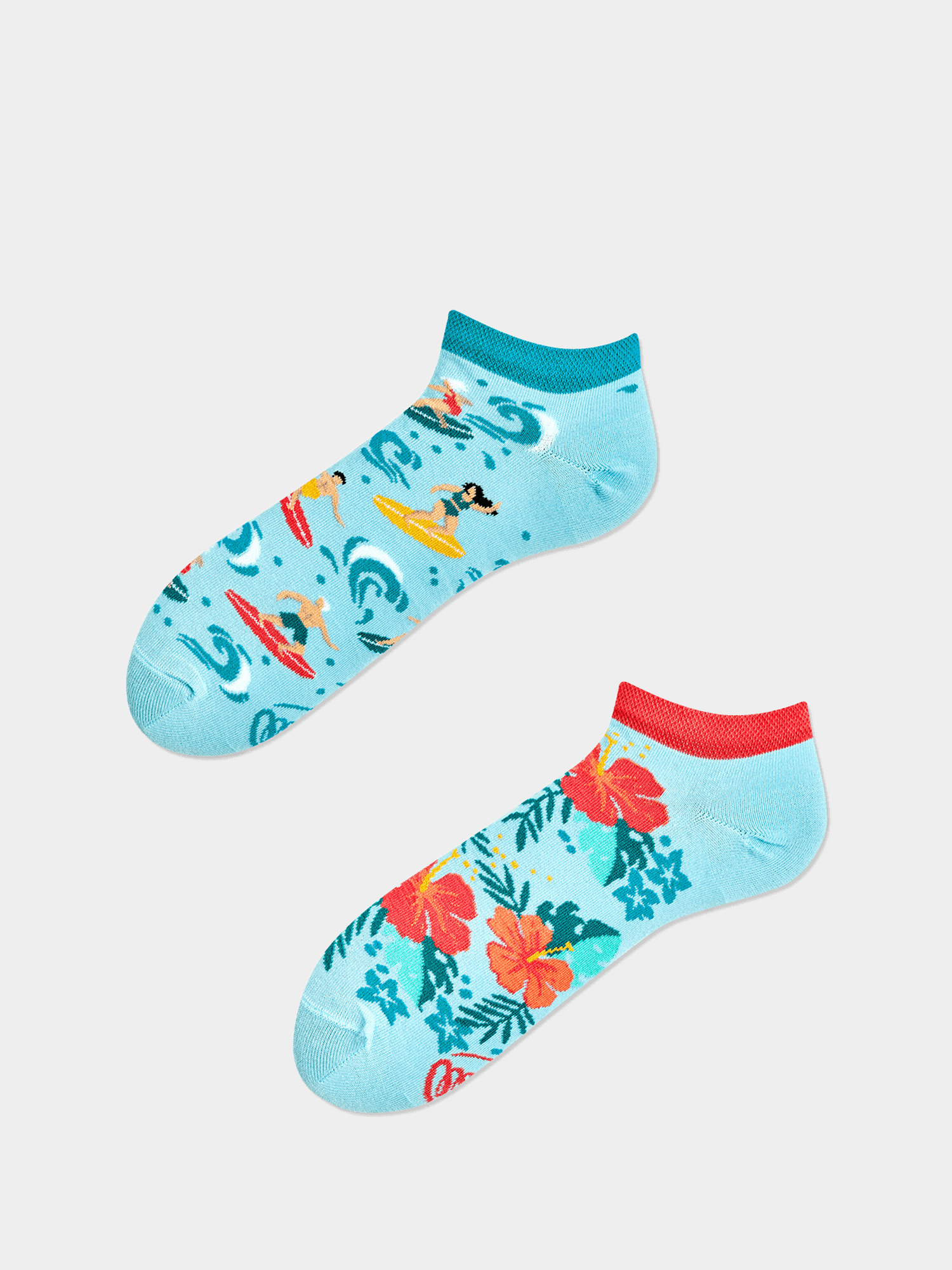 Many Mornings Aloha Vibes Low Zokni (blue/multi)