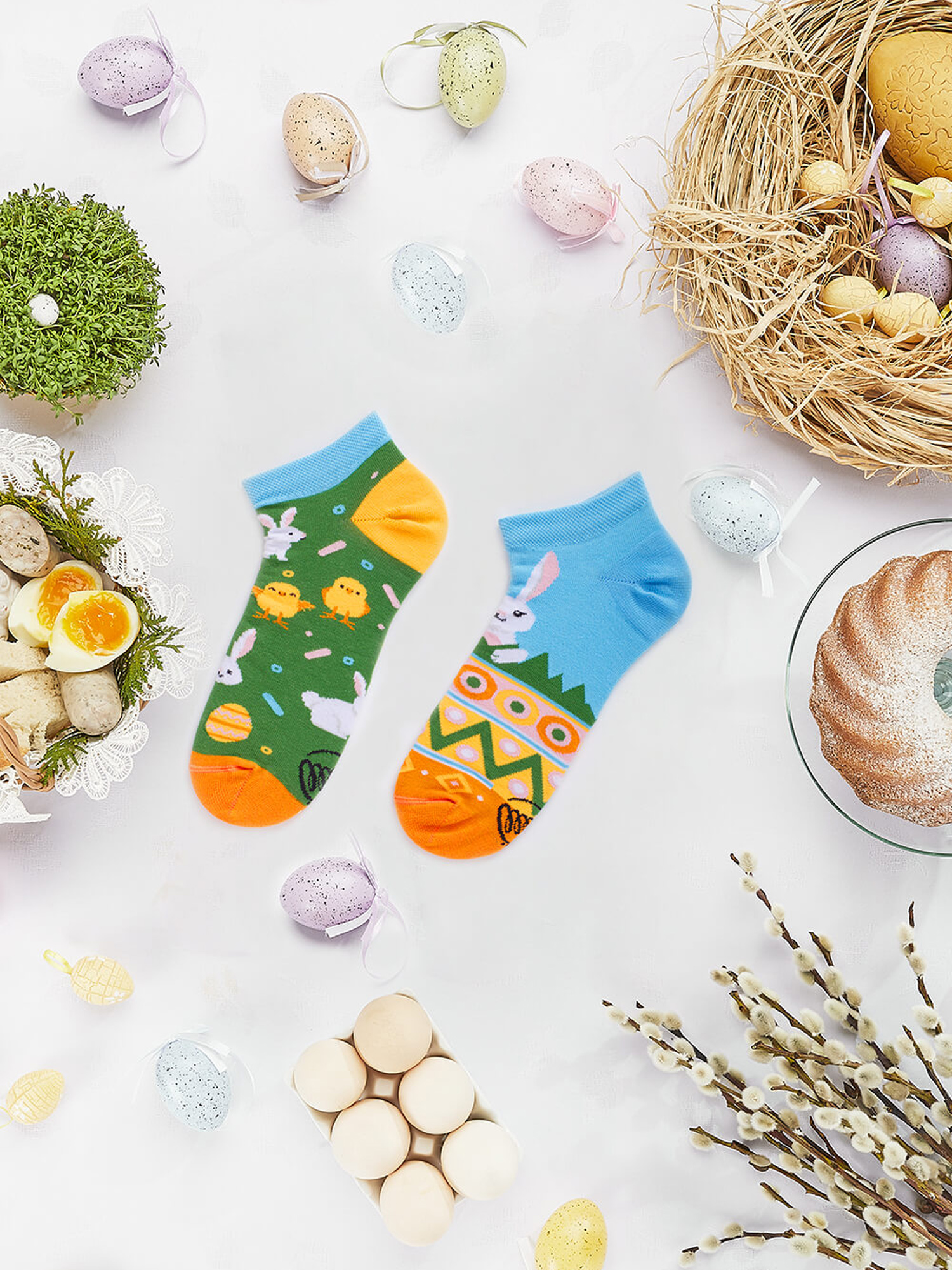 Many Mornings Easter Bunny Low Zokni (multi)