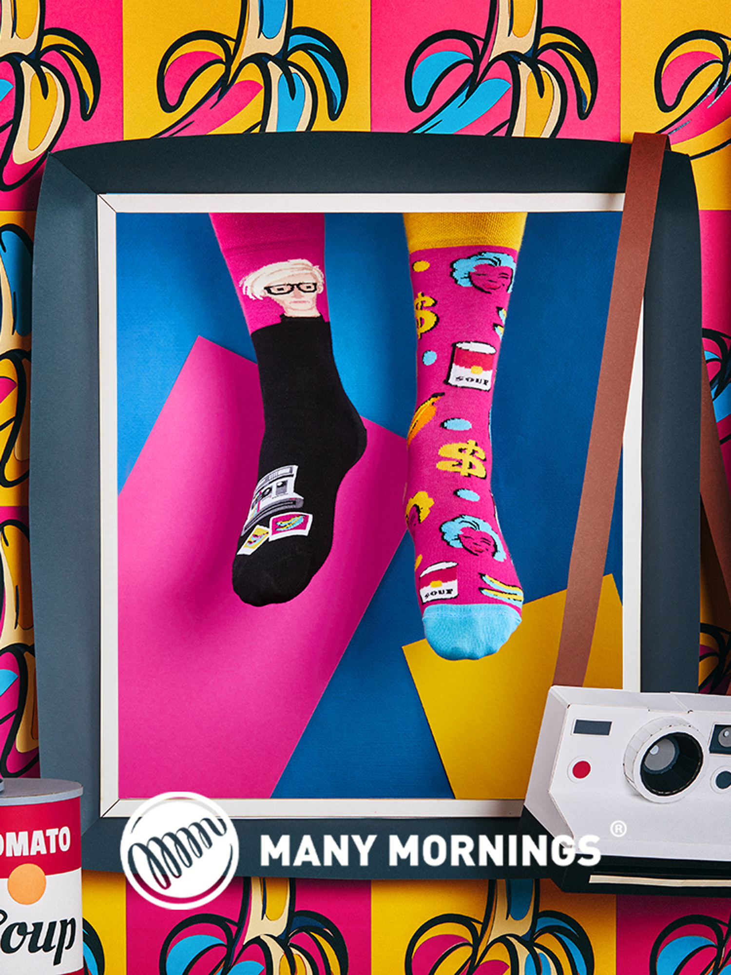 Many Mornings Pop Art Zokni (multi)