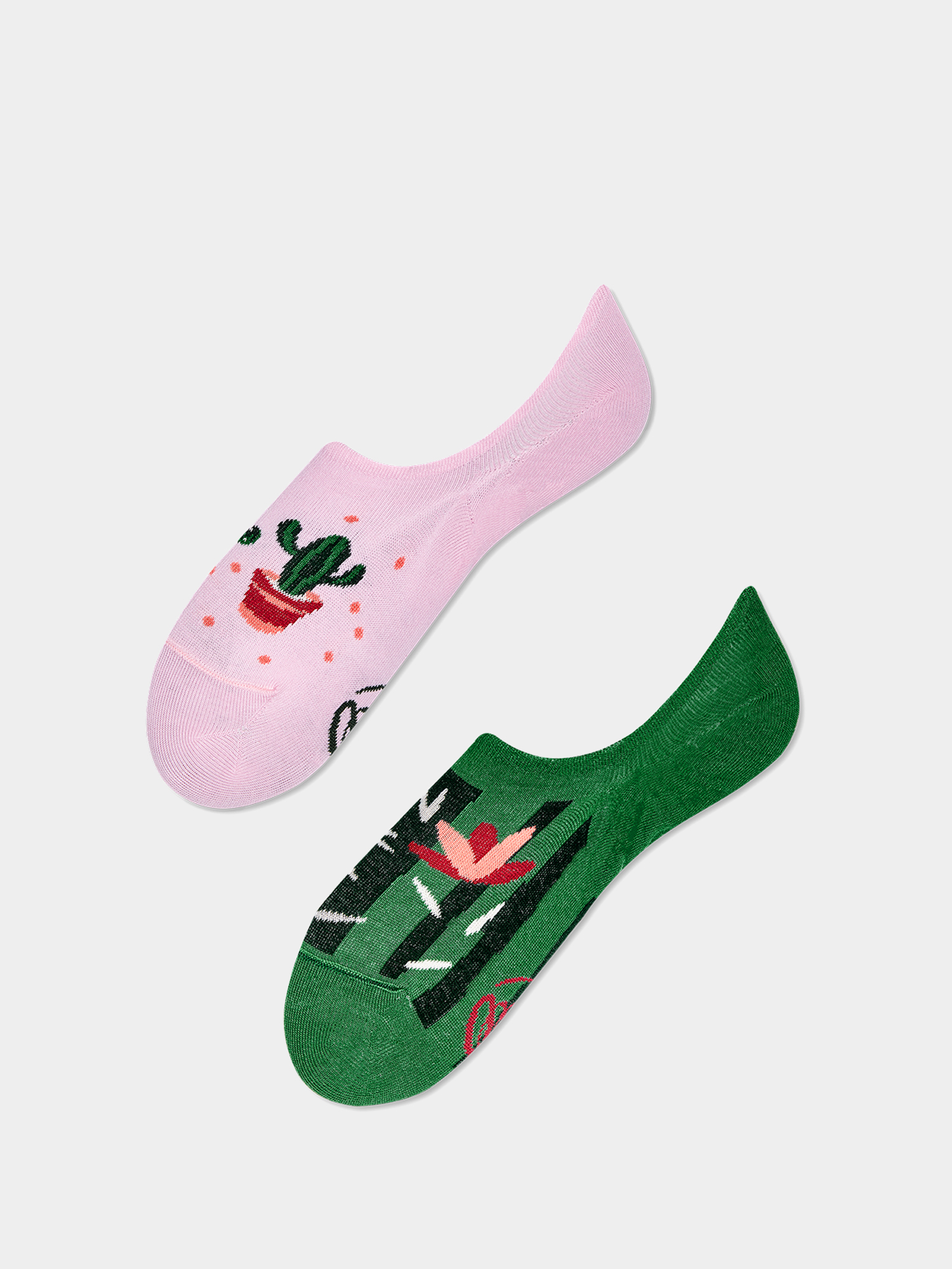 Many Mornings Summer Cactus Noshow Zokni (green/pink)