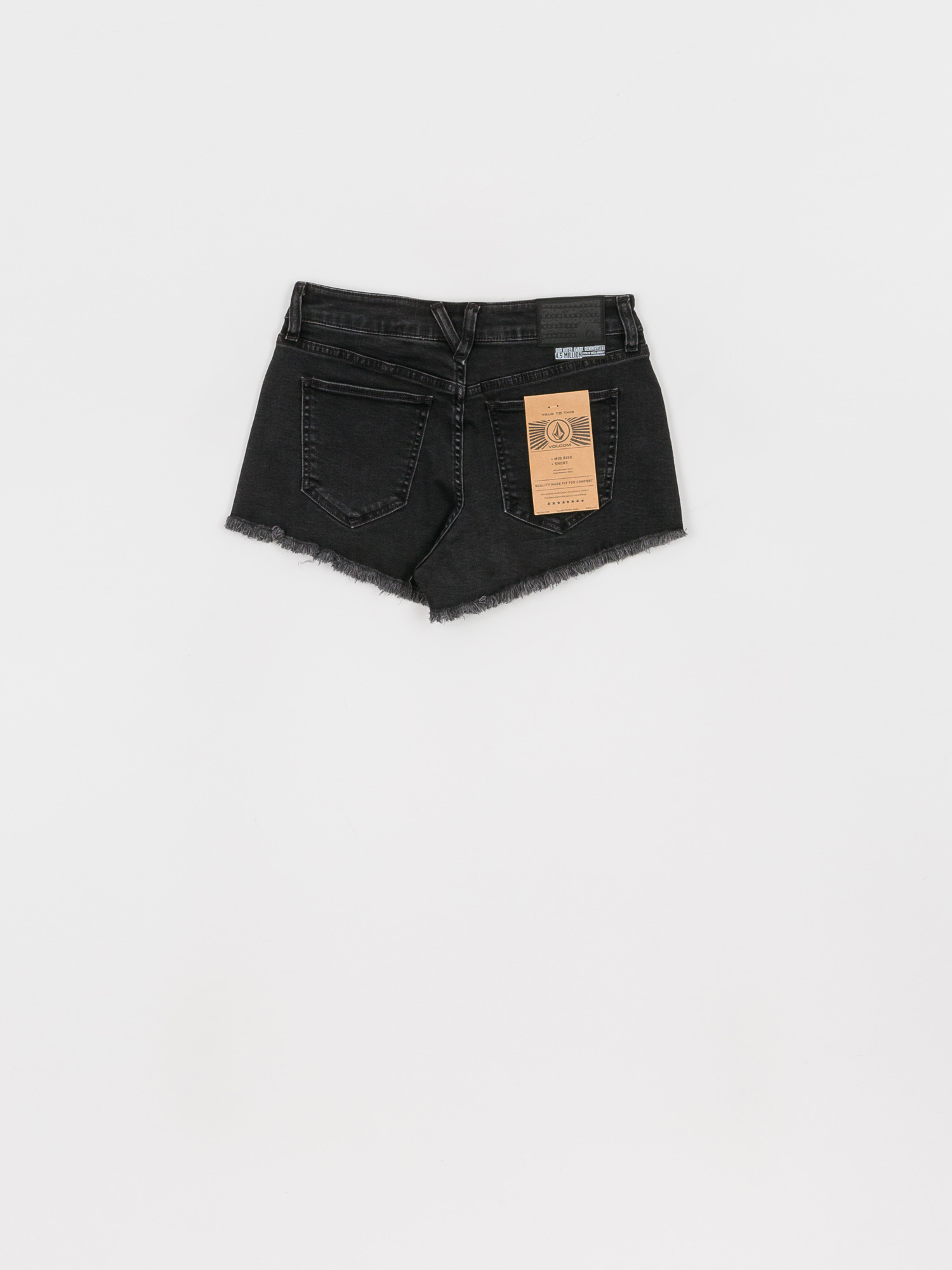 Volcom Stoney Stretch Short Wmn Rövidnadrág (asphalt black)